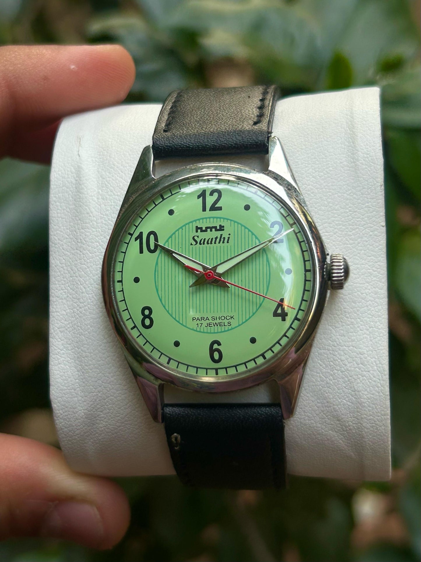 PreOwned Cream Hmt Sarathi Handwinding Unisex Watch