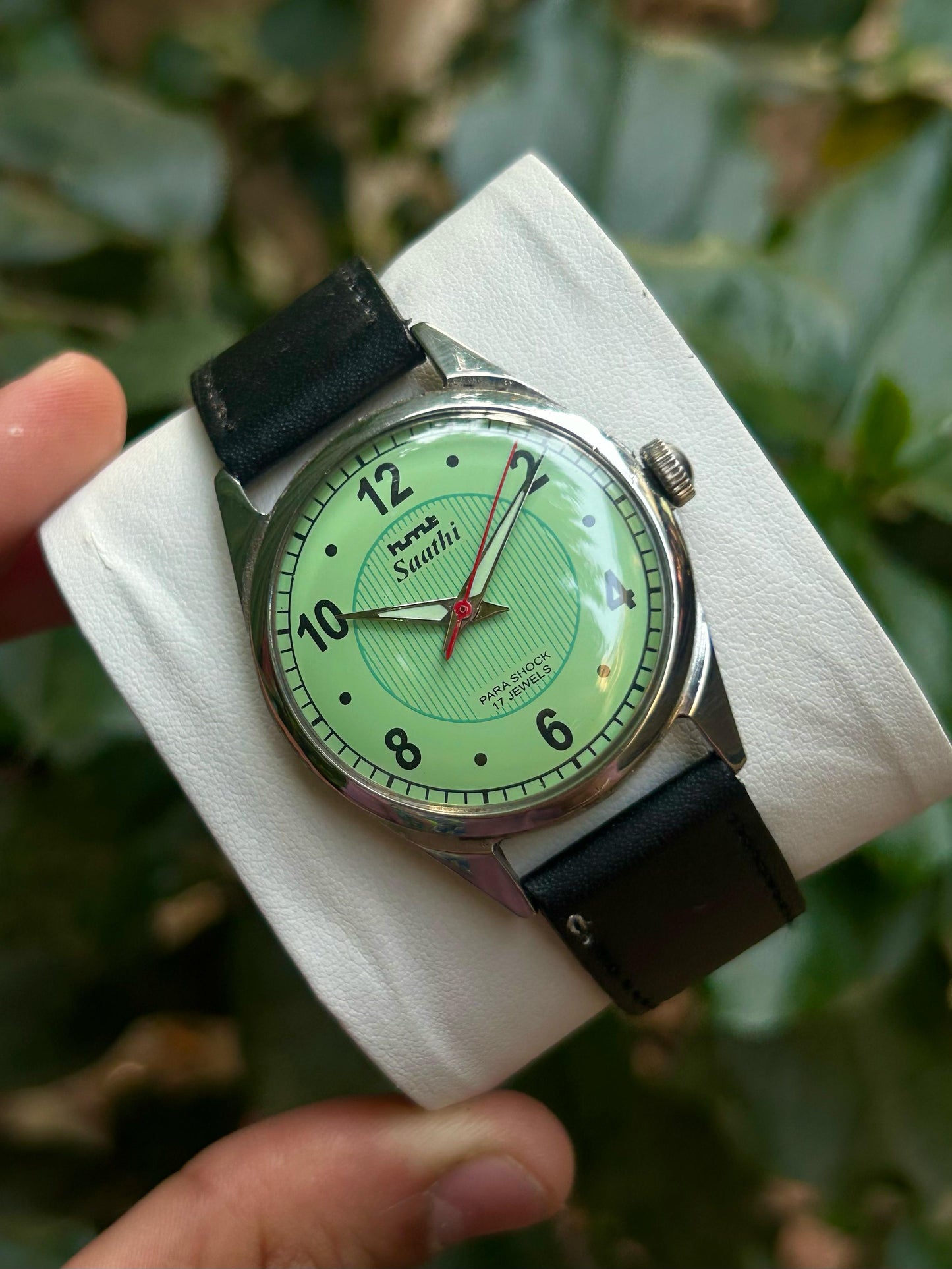 PreOwned Cream Hmt Sarathi Handwinding Unisex Watch