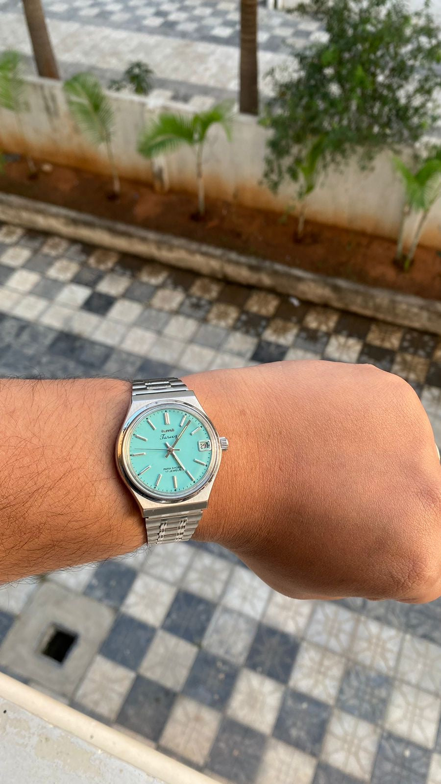 HMT Tareeq Tiffany Blue handwinding Mod