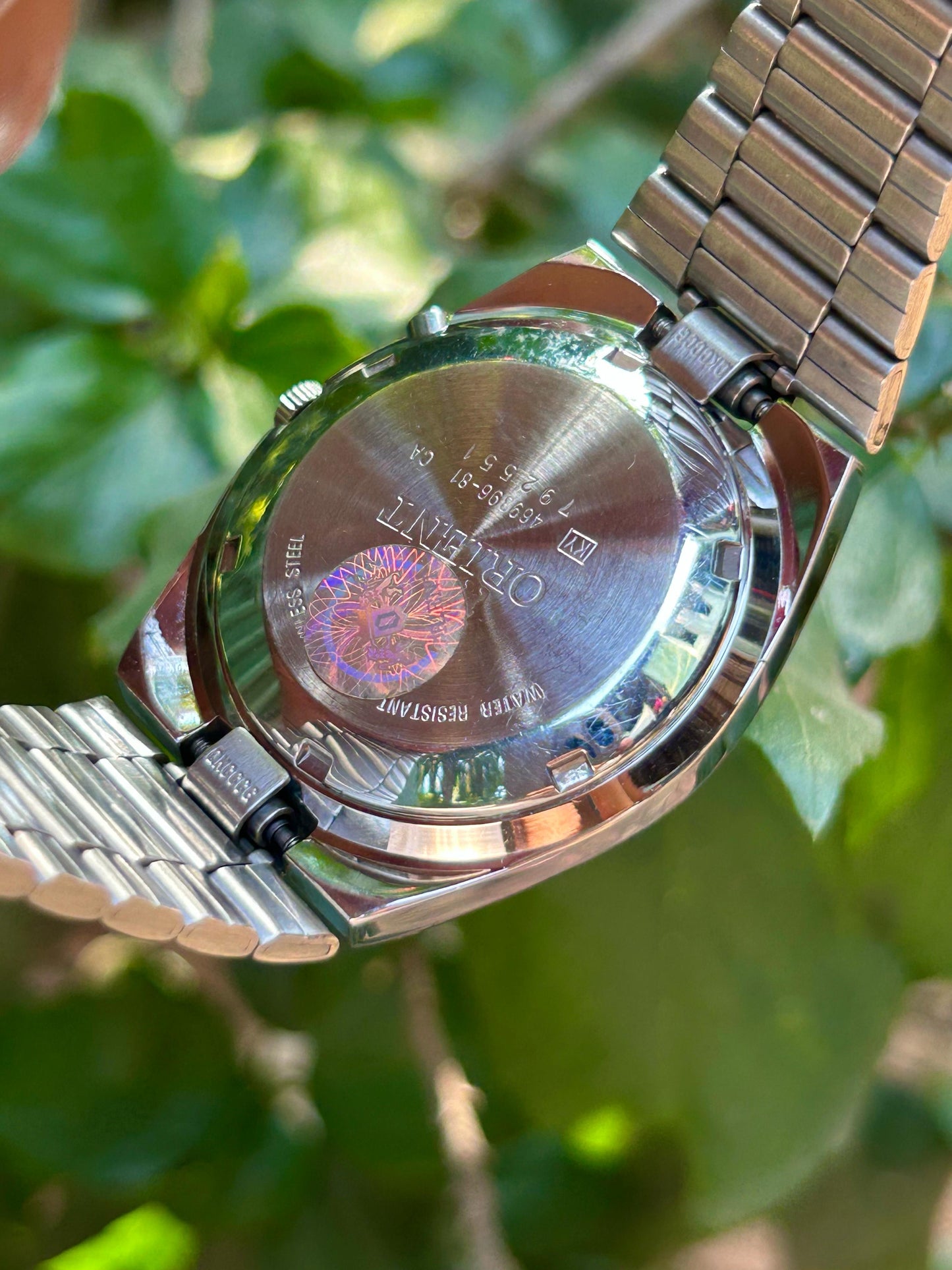 Super Rare Pre Owned PRX Tristar Orient  Green Full Lume