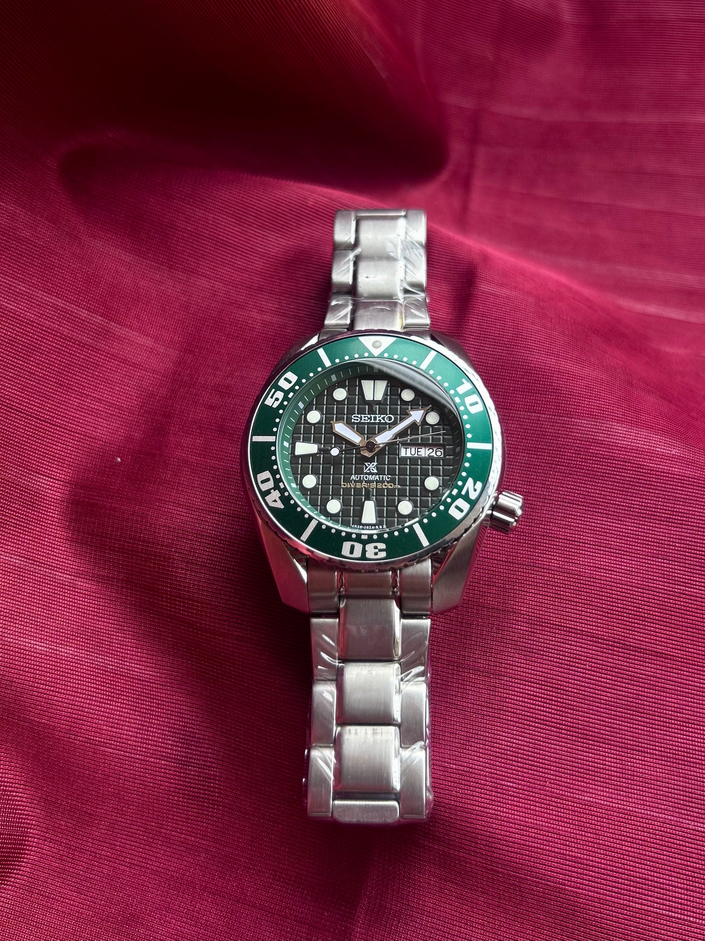 Seiko Sumo Scuba Diver Hulk Automatic Homage Mod