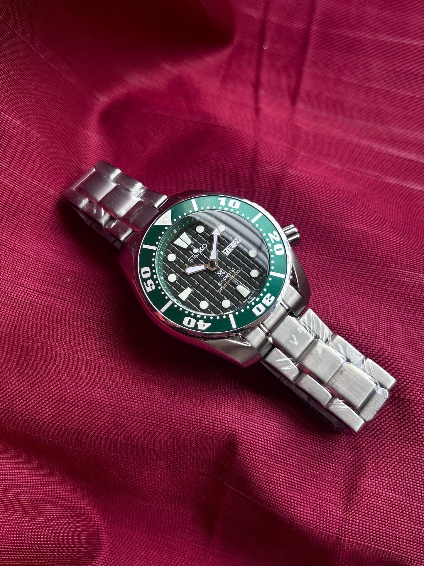 Seiko Sumo Scuba Diver Hulk Automatic Homage Mod