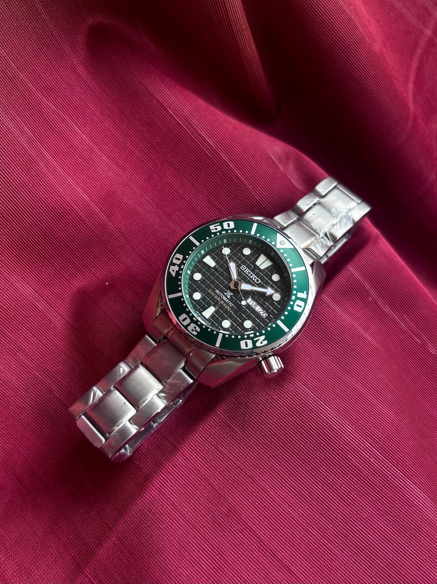 Seiko Sumo Scuba Diver Hulk Automatic Homage Mod