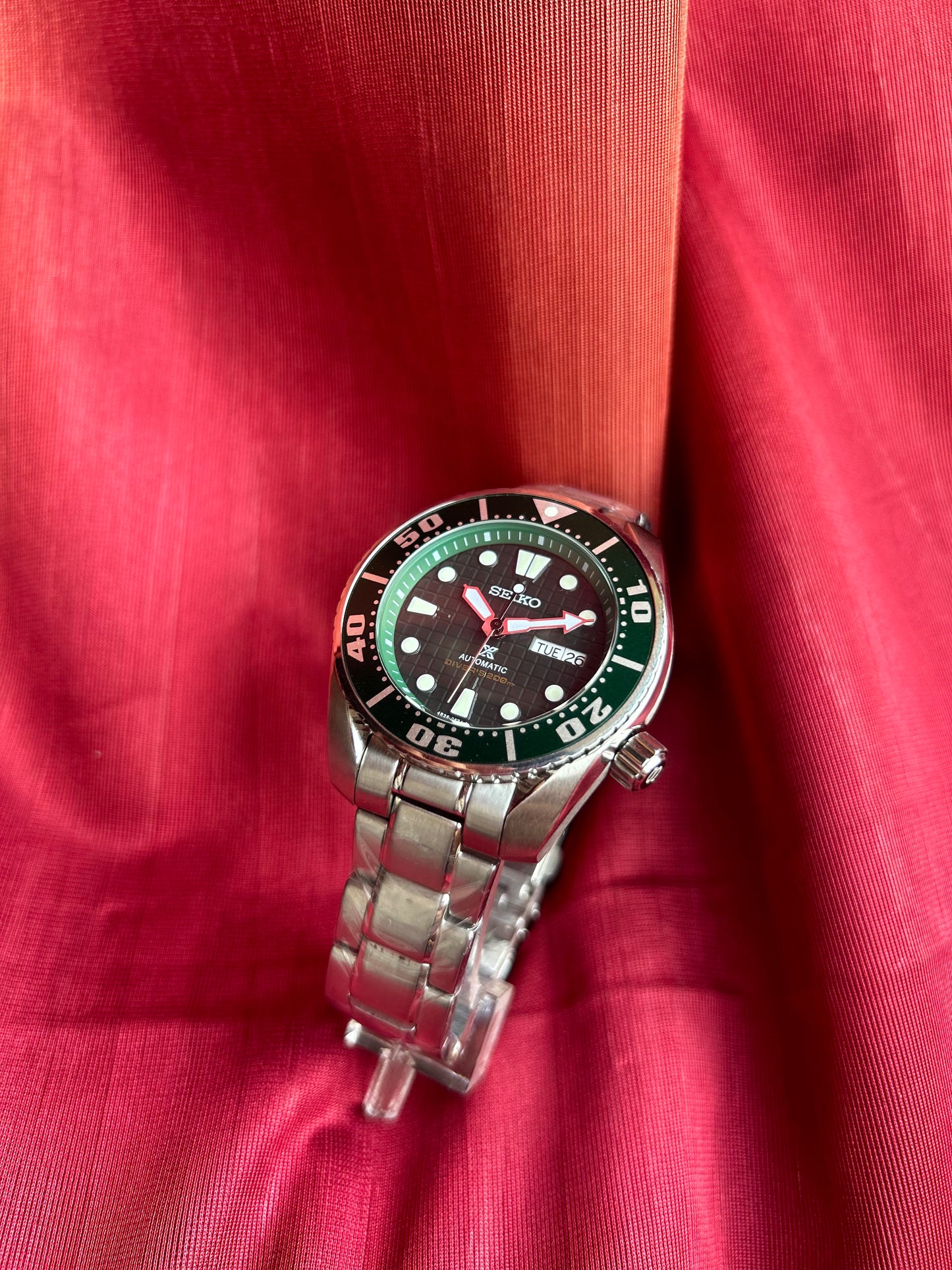 Seiko Sumo Scuba Diver Hulk Automatic Homage Mod