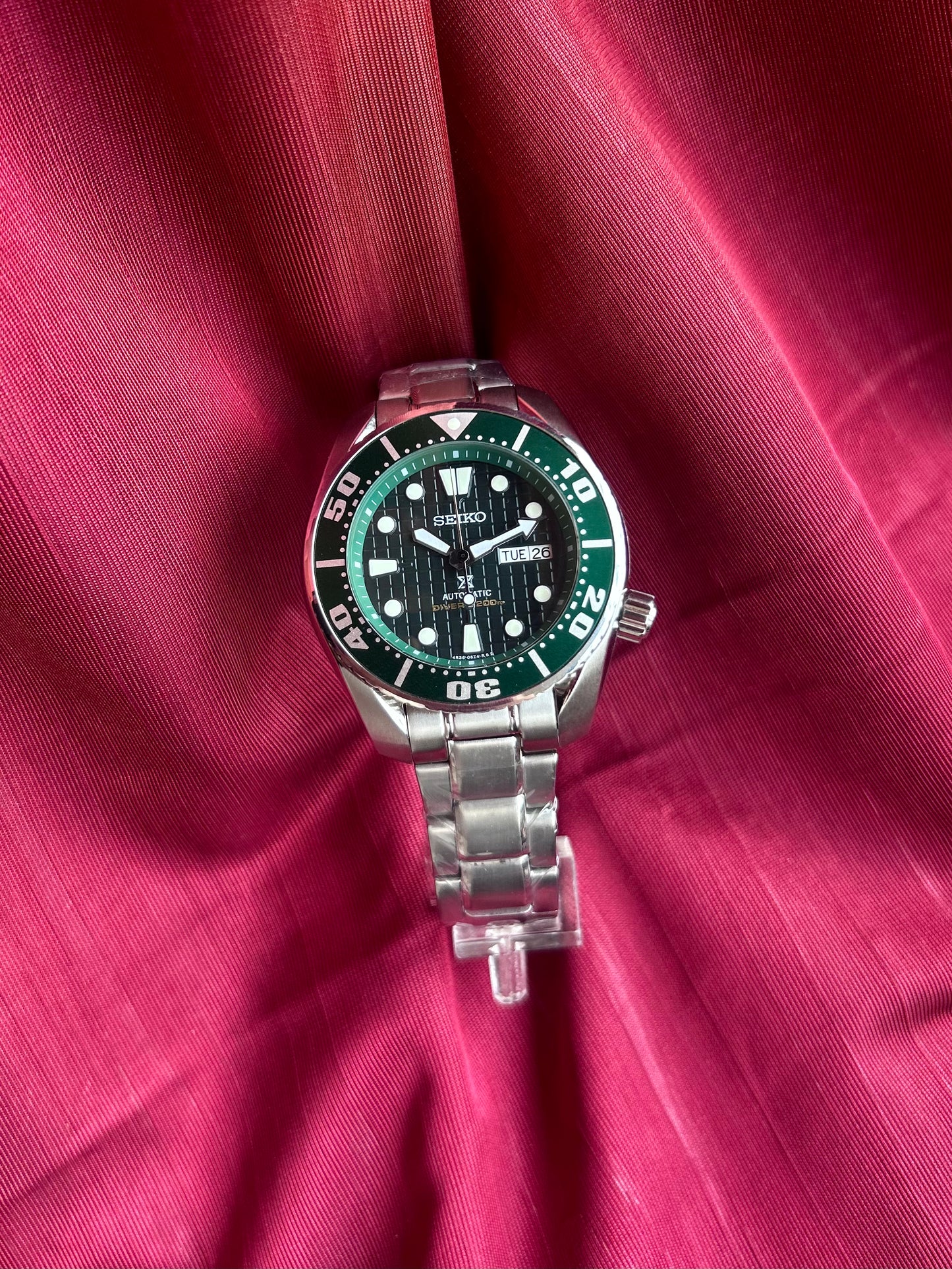 Seiko Sumo Scuba Diver Hulk Automatic Homage Mod