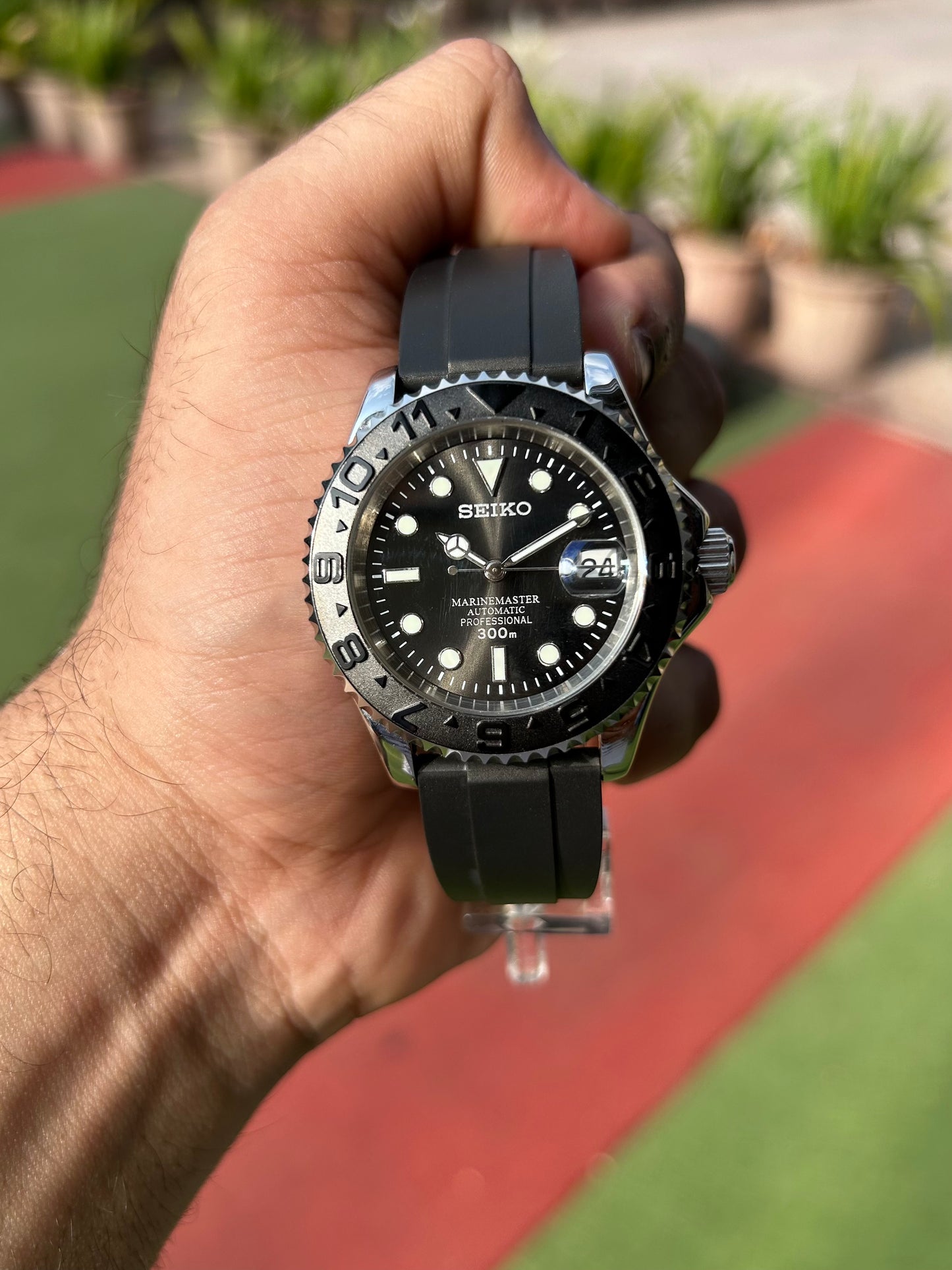 Seiko Yachmaster Dual Time Homage Automatic Mod