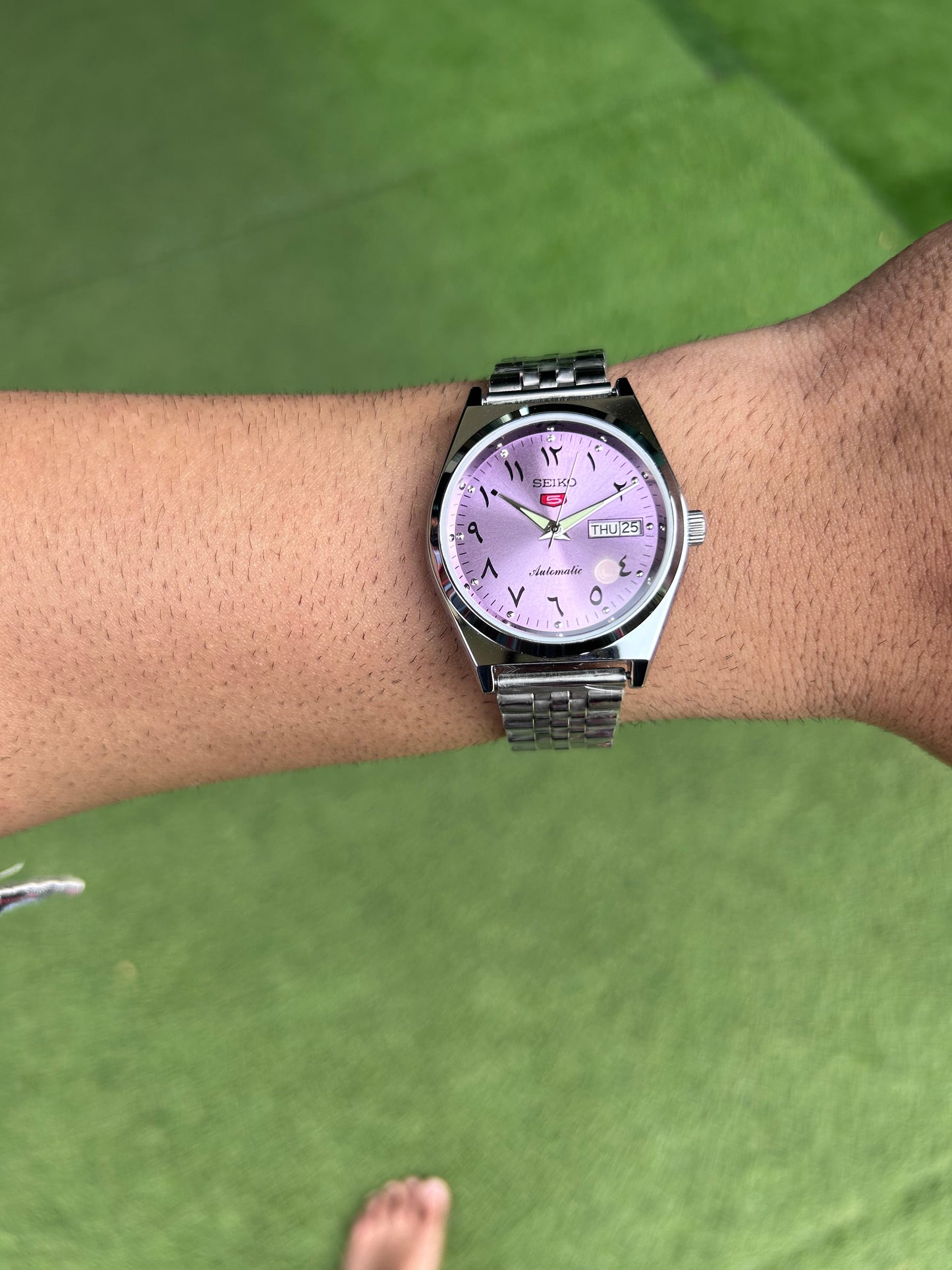 Seiko Urdu Purple Sunburst Automatic Mod