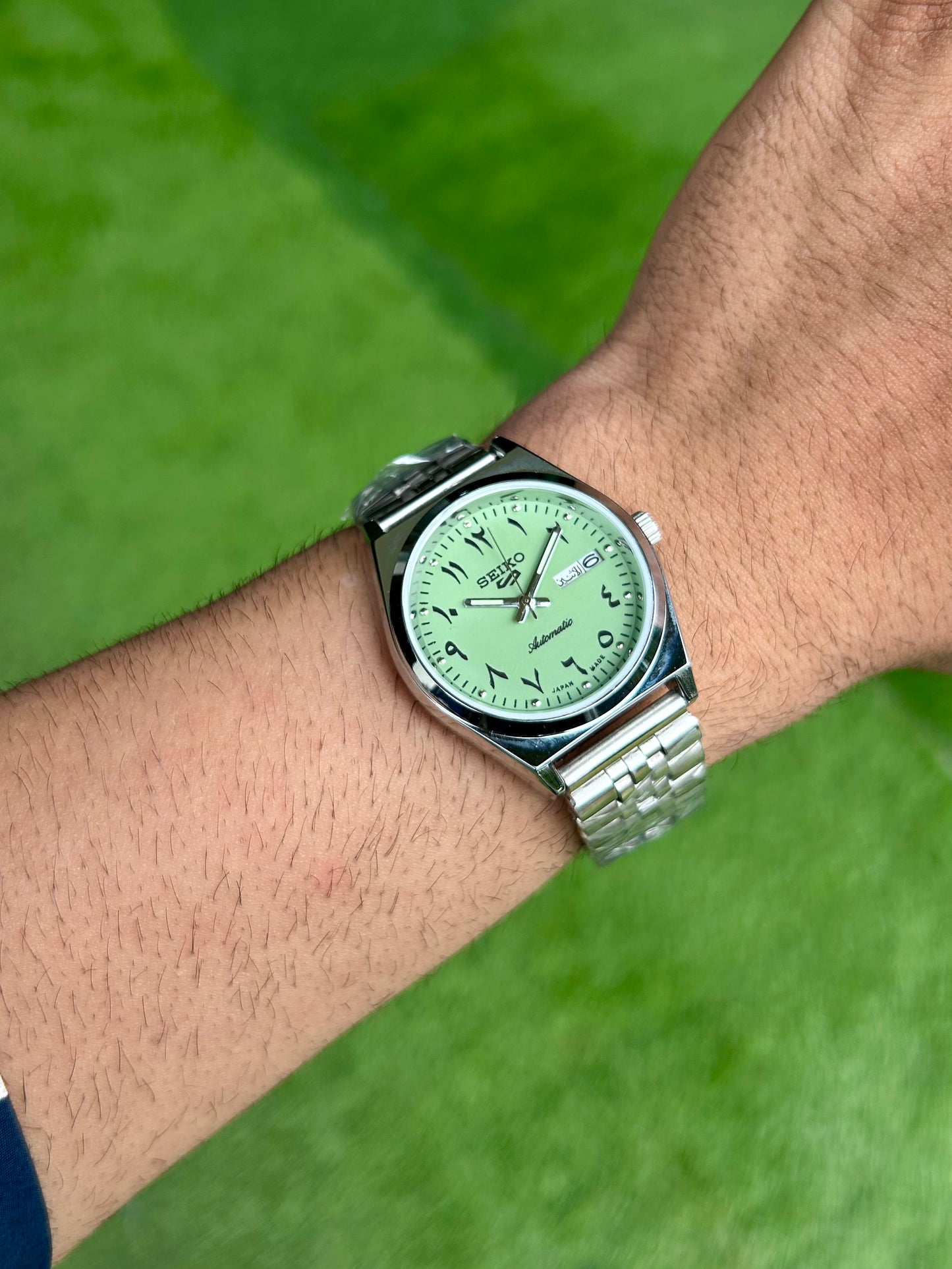 Seiko Urdu Olive Green Automatic Mod