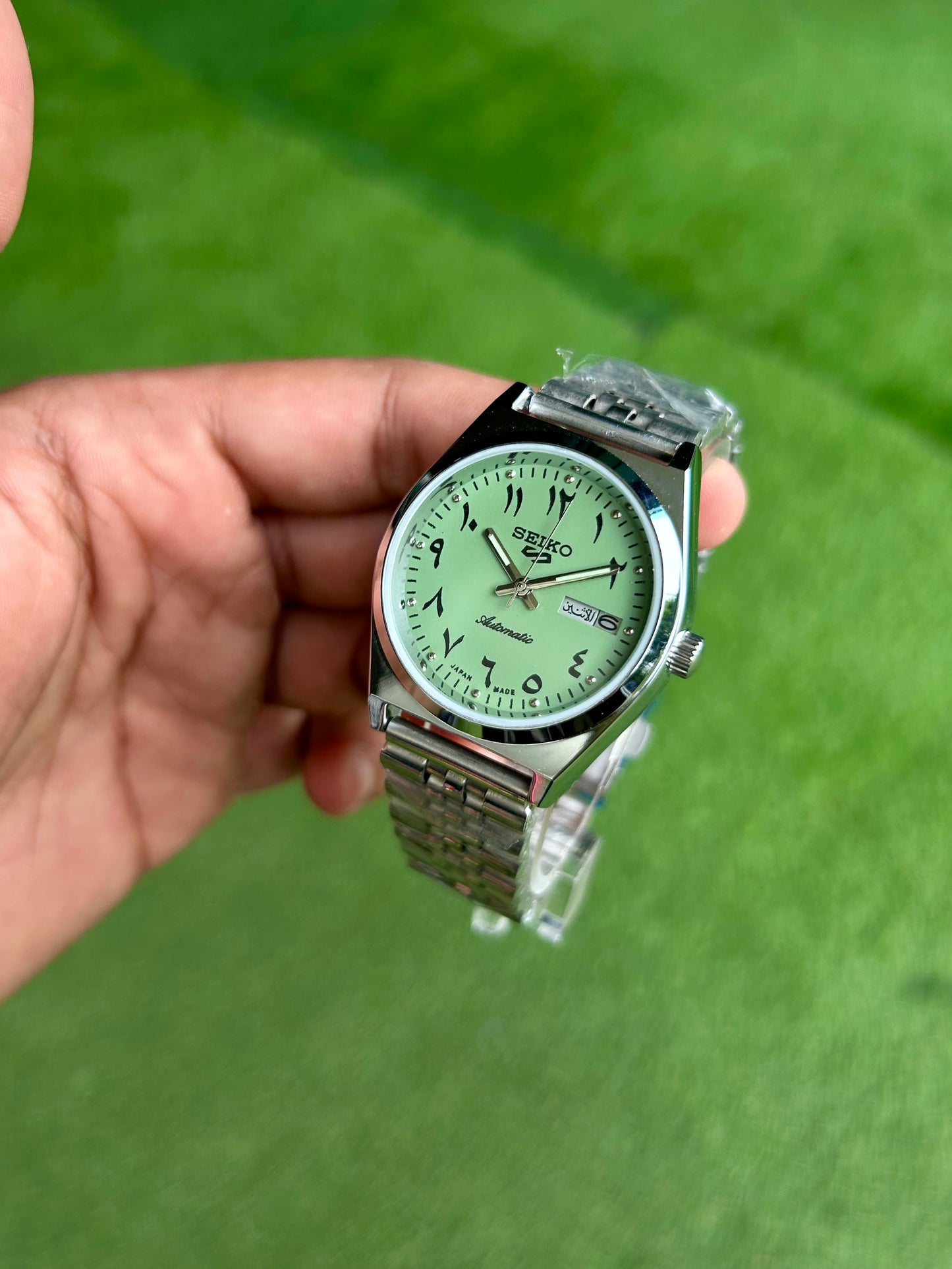 Seiko Urdu Olive Green Automatic Mod