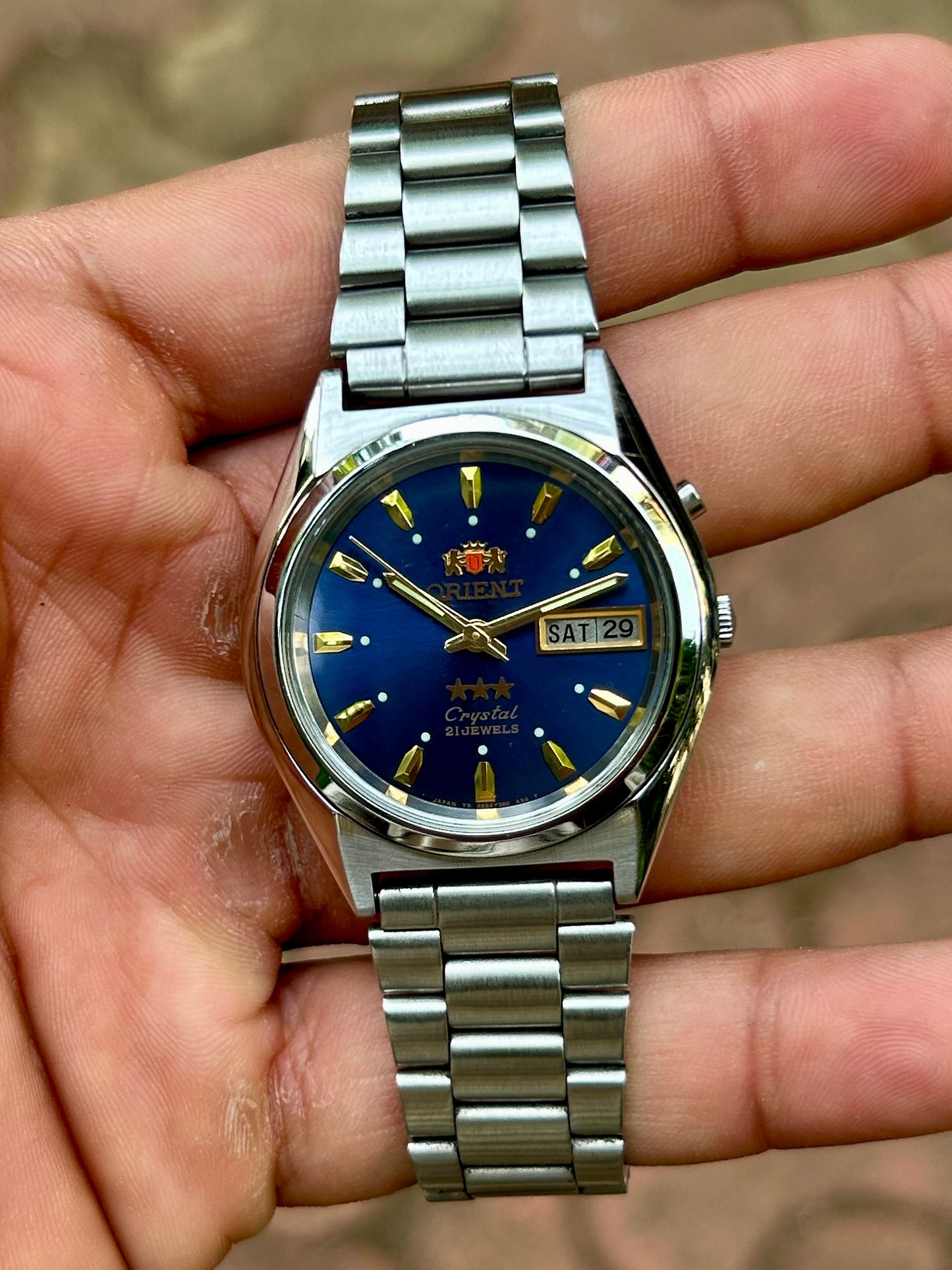 Super Rare Pre Owned Tristar Orient Automatic Round