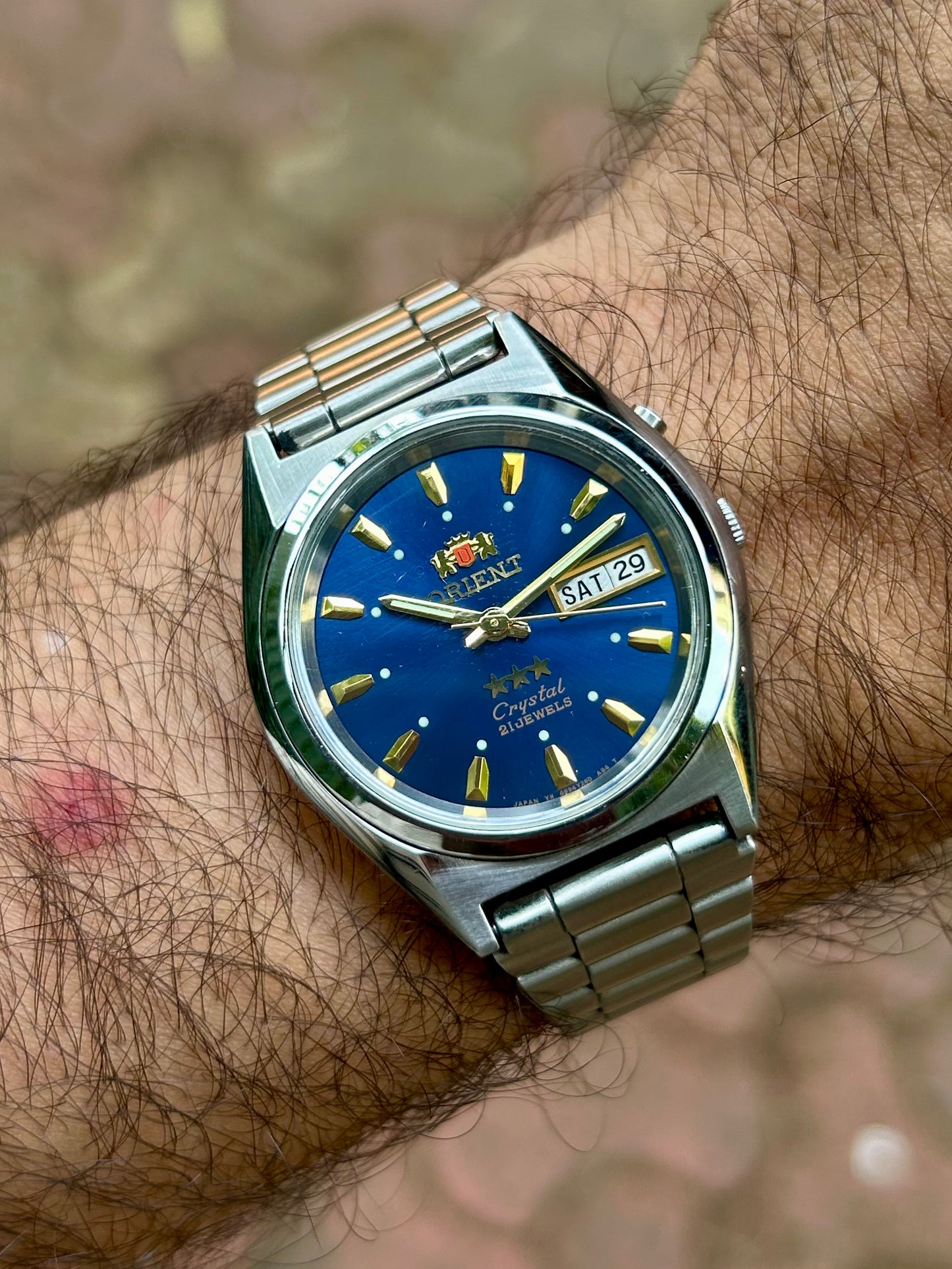 Super Rare Pre Owned Tristar Orient Automatic Round