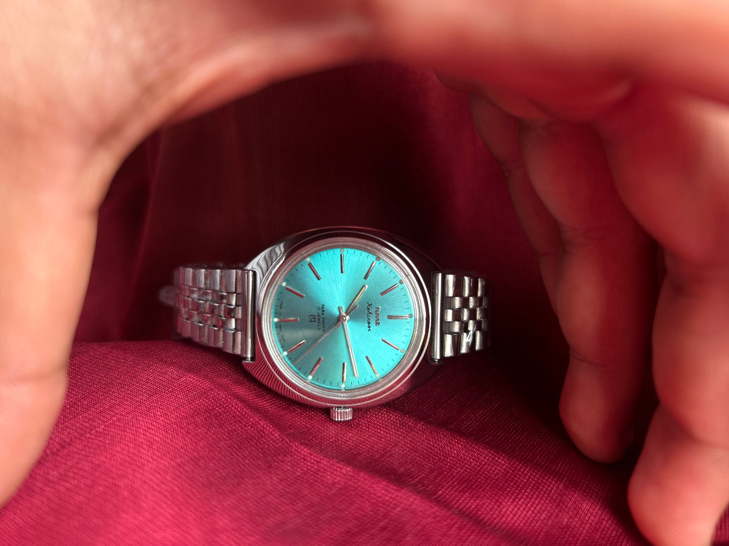 HMT Kohinoor Tiffany Blue Sunburst