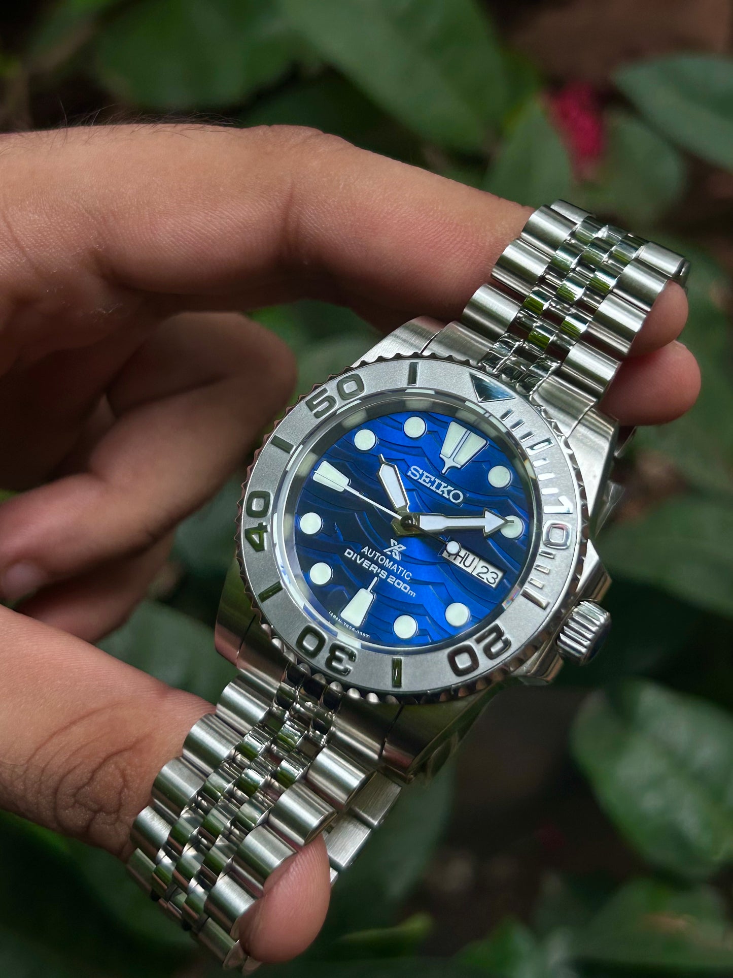 Seiko Save the Ocean Yachtmaster Automatic Homage Mod Watch