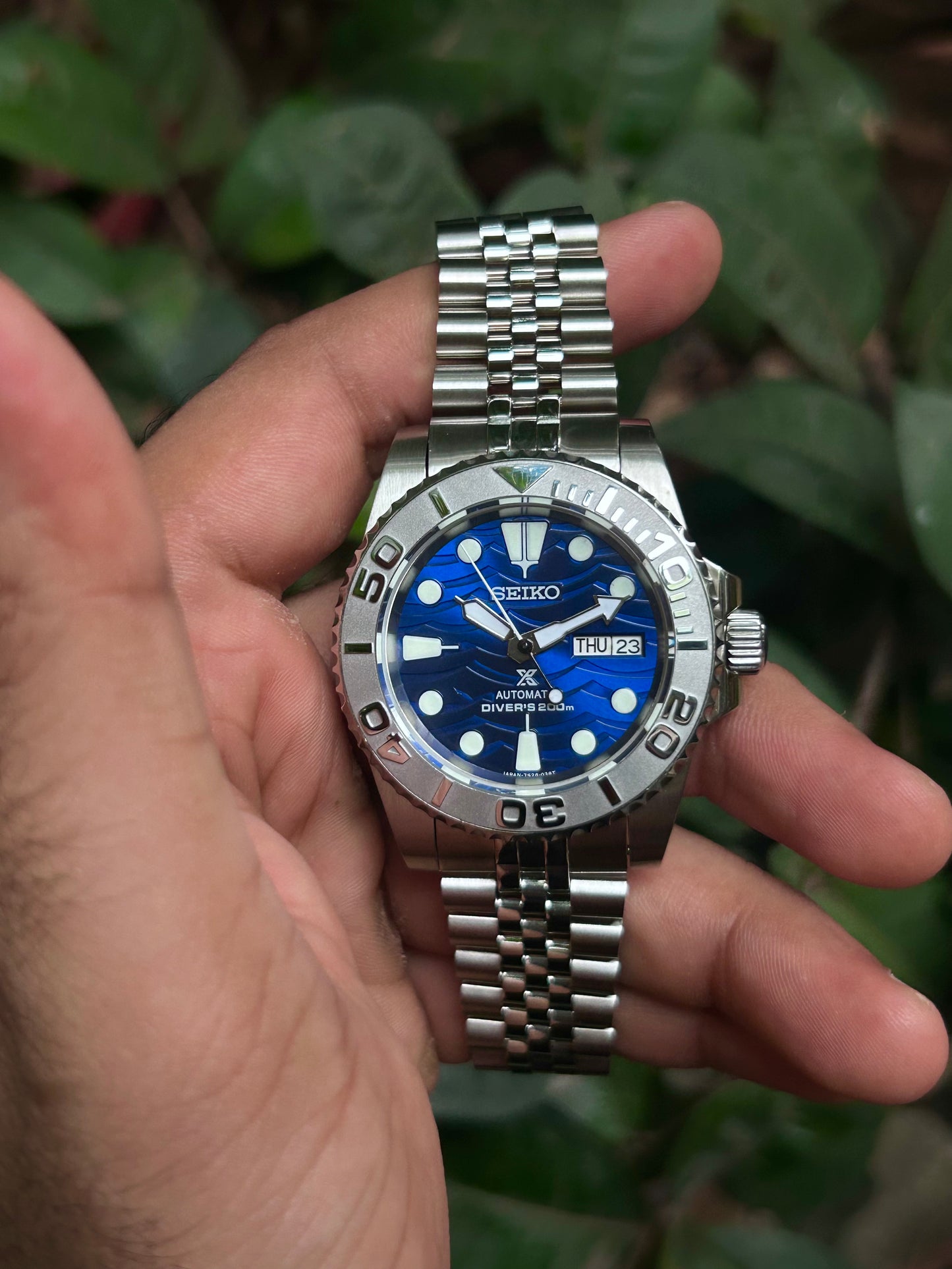 Seiko Save the Ocean Yachtmaster Automatic Homage Mod Watch