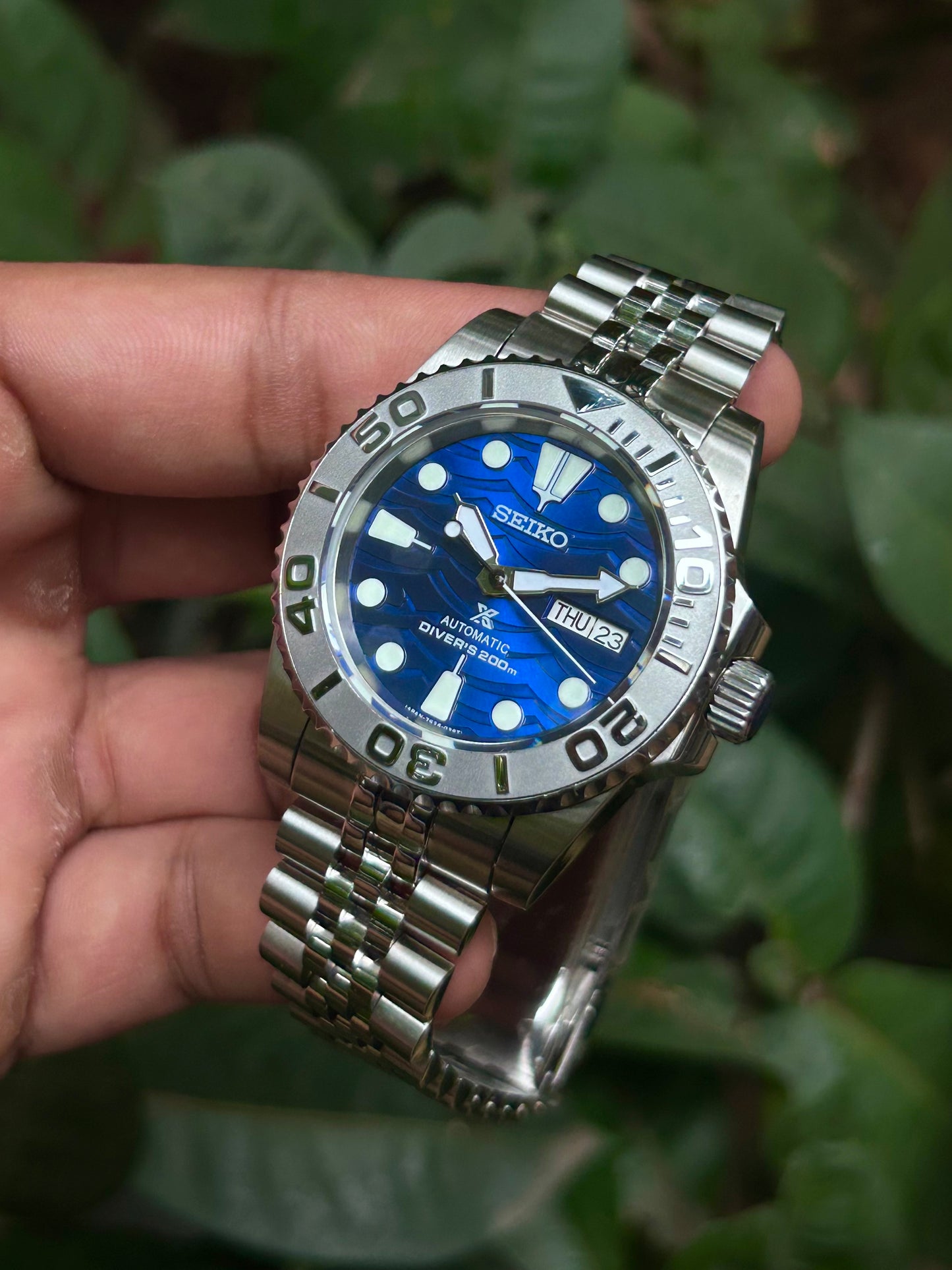 Seiko Save the Ocean Yachtmaster Automatic Homage Mod Watch