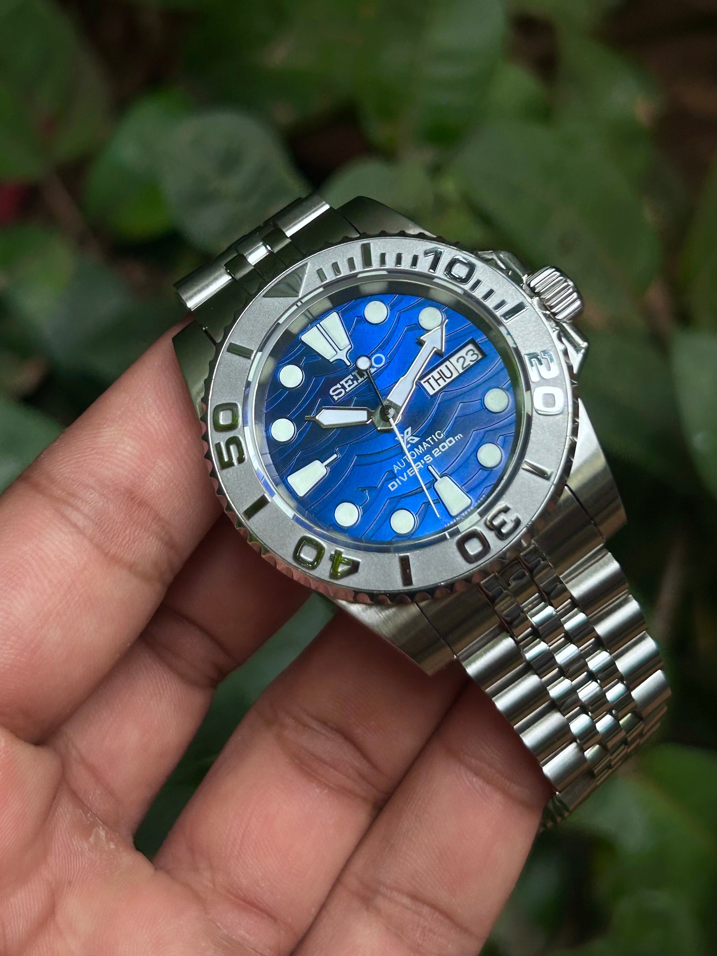 Seiko Save the Ocean Yachtmaster Automatic Homage Mod Watch