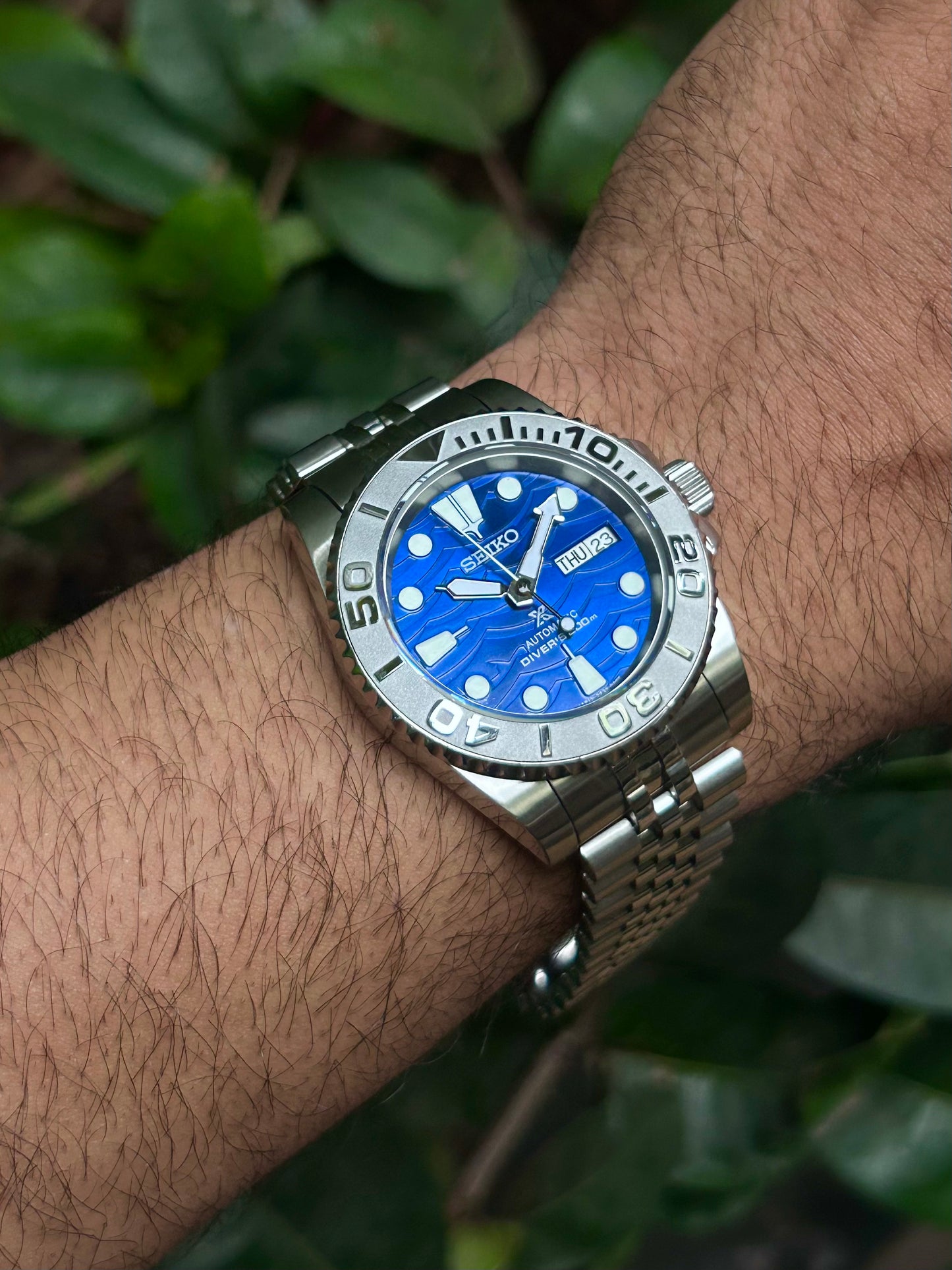 Seiko Save the Ocean Yachtmaster Automatic Homage Mod Watch