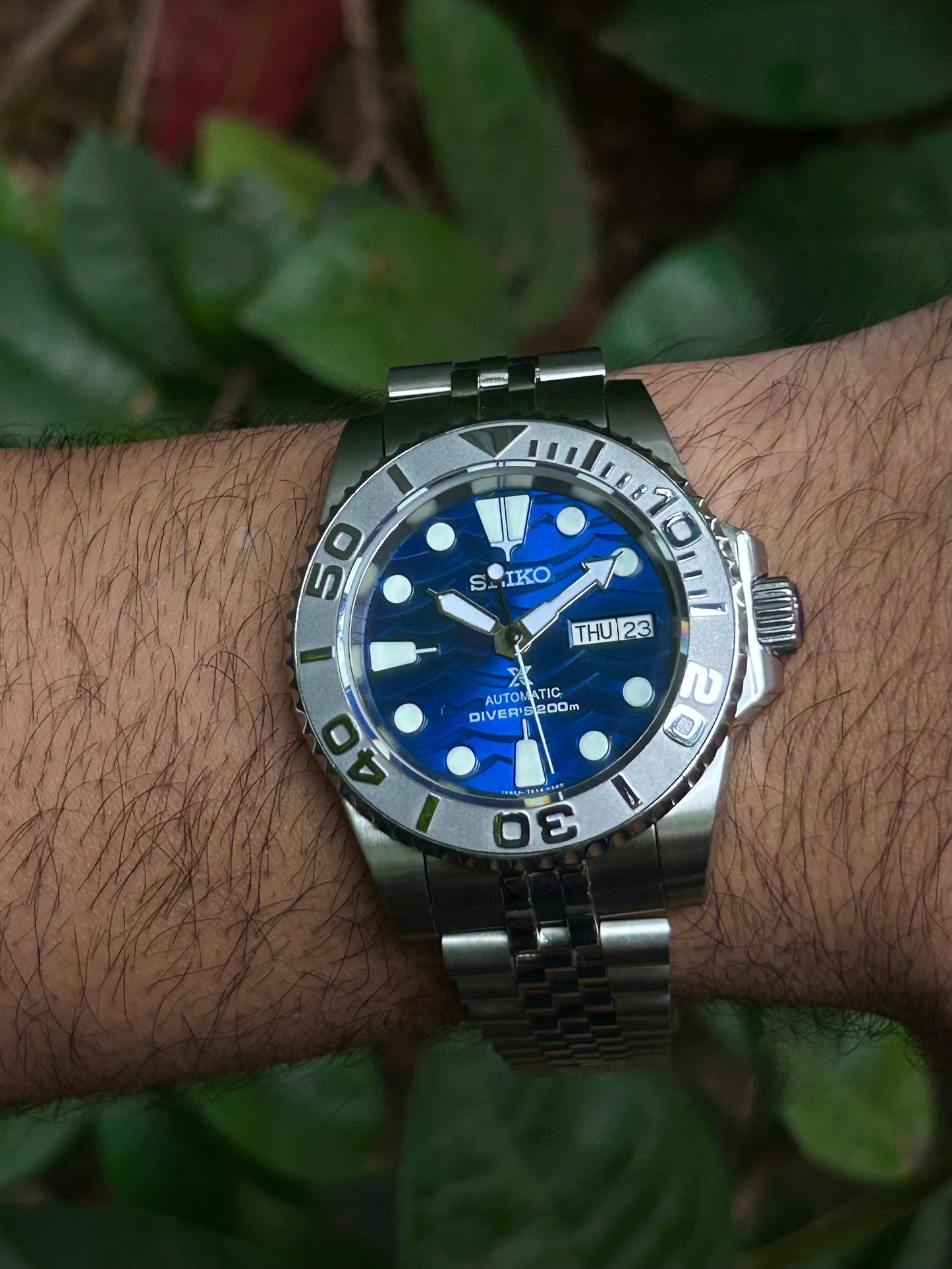 Seiko Save the Ocean Yachtmaster Automatic Homage Mod Watch