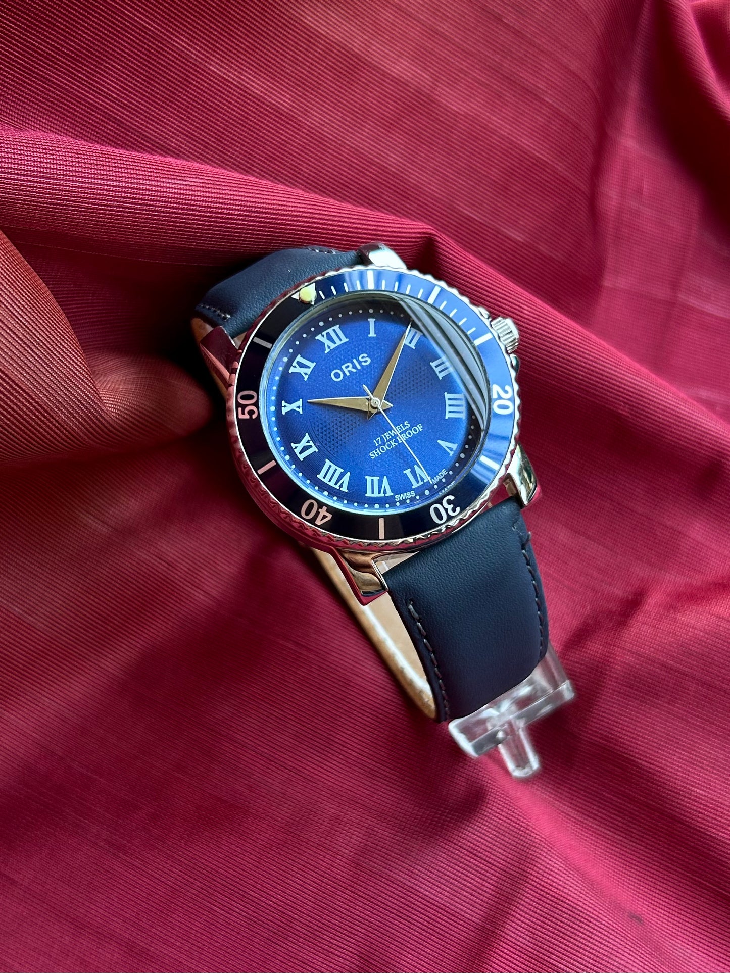 Oris Blue Roman Custom Mod Handwinding