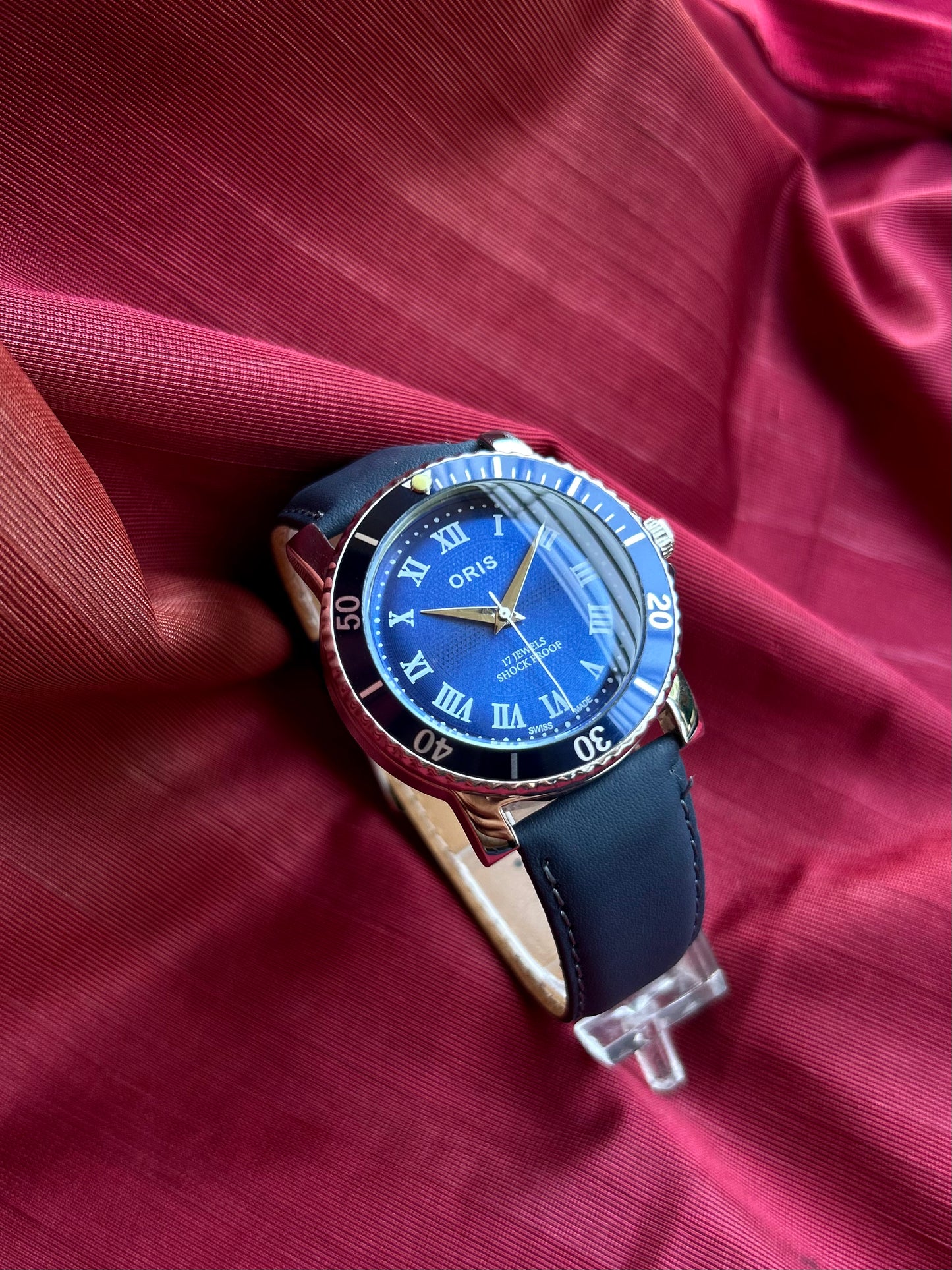 Oris Blue Roman Custom Mod Handwinding