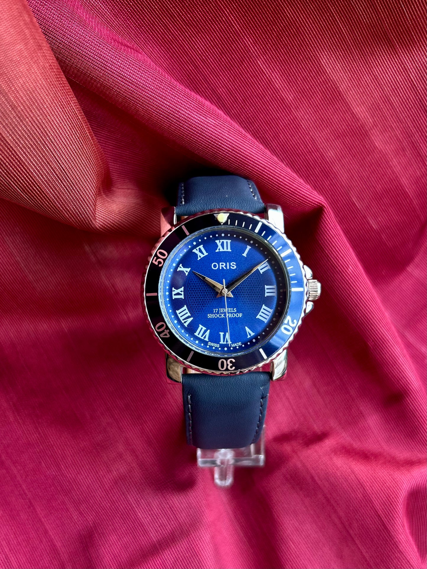 Oris Blue Roman Custom Mod Handwinding