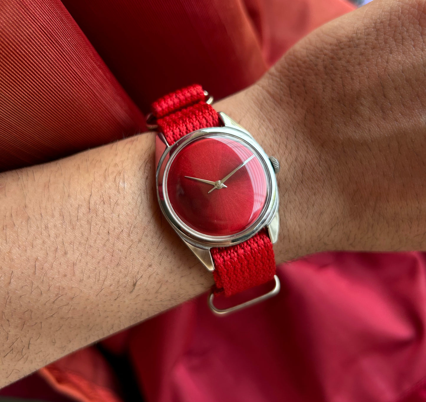 HMT Red Janata unisex hand-winding