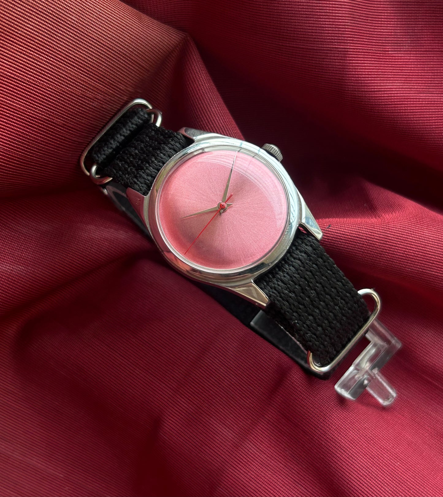 HMT Pink Janata unisex hand-winding