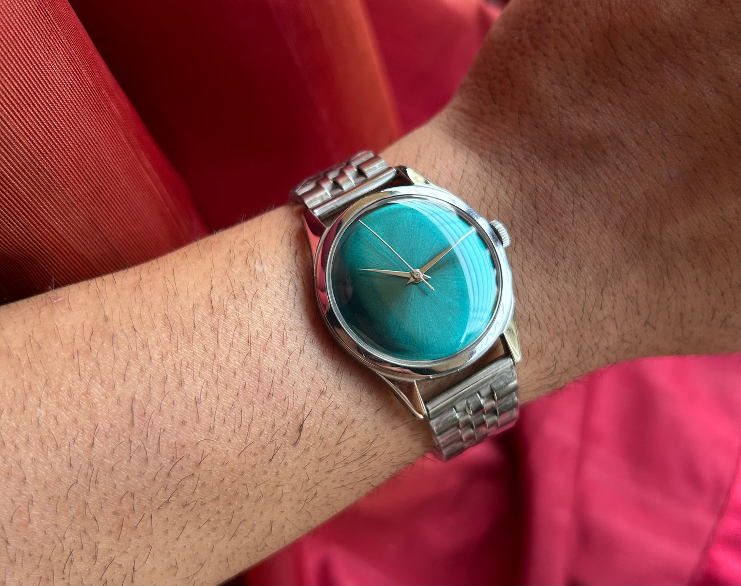 HMT Tiffany Blue Janata unisex hand-winding