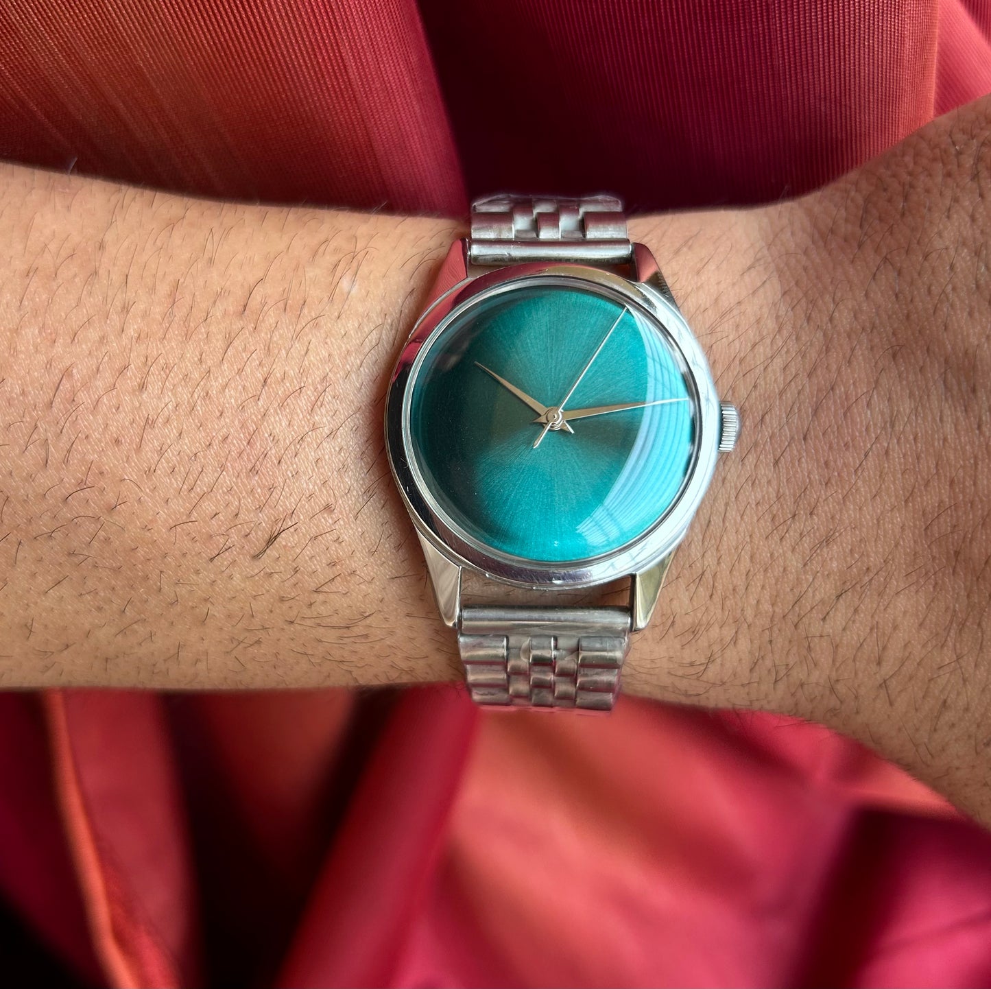 HMT Tiffany Blue Janata unisex hand-winding