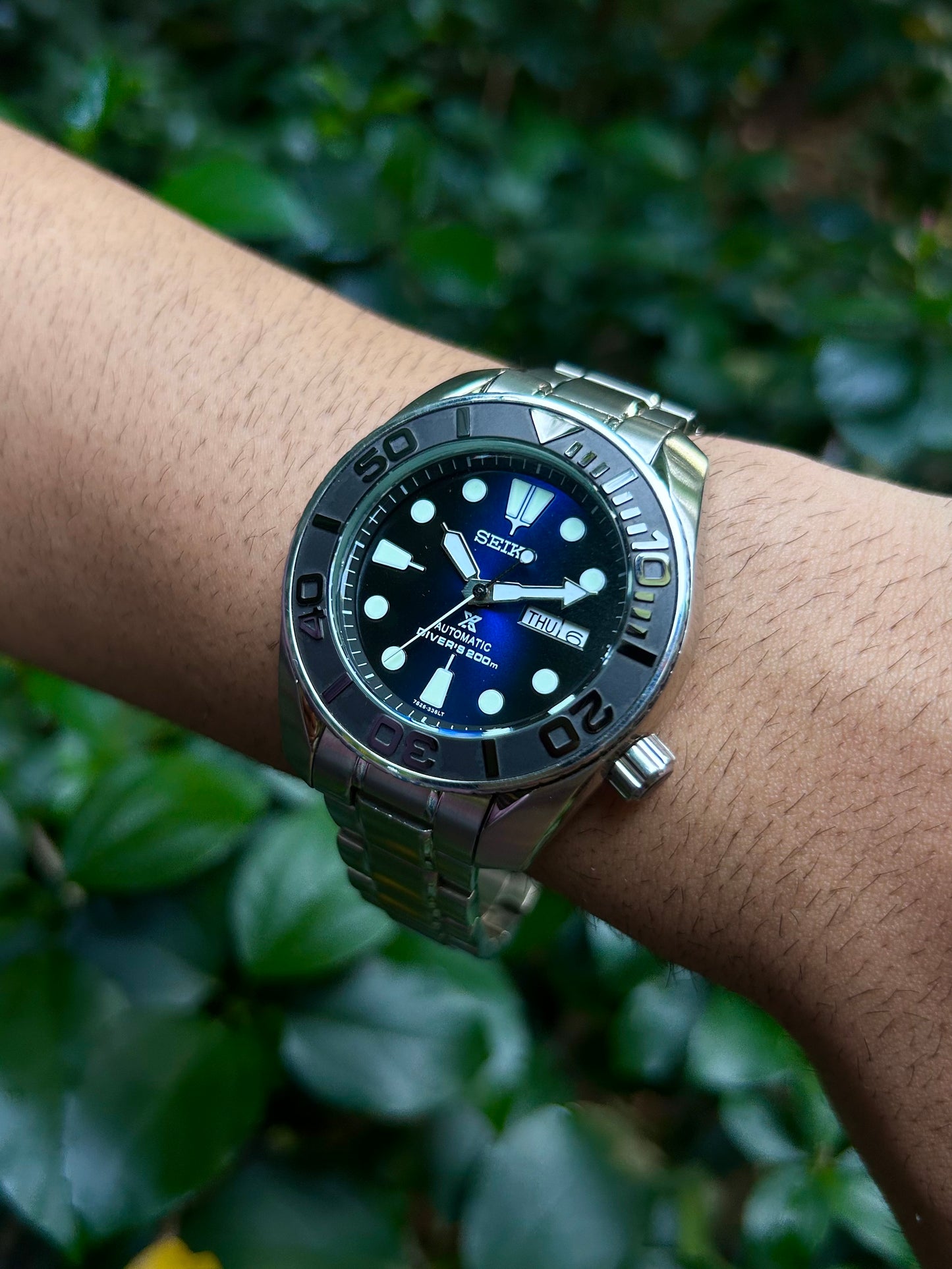 Seiko Sumo Scuba Yacht Master Divers Automatic Homage Mod Watch