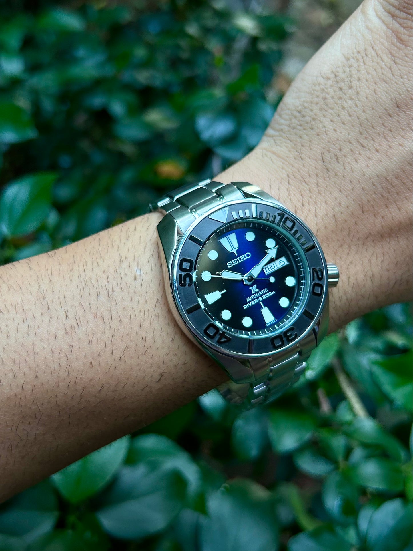 Seiko Sumo Scuba Yacht Master Divers Automatic Homage Mod Watch