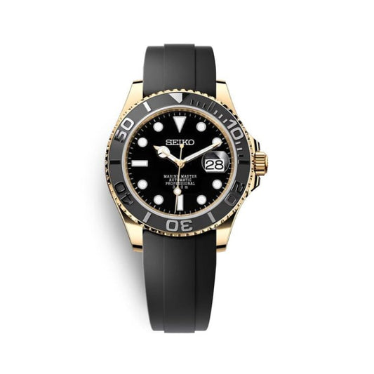 Seiko Special Edition Gold YachtMaster Homage Mod Watch