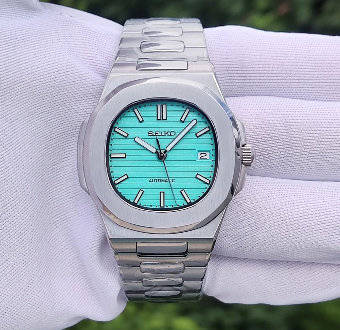 Seiko Nautilus Tiffany Blue Homage Automatic Version