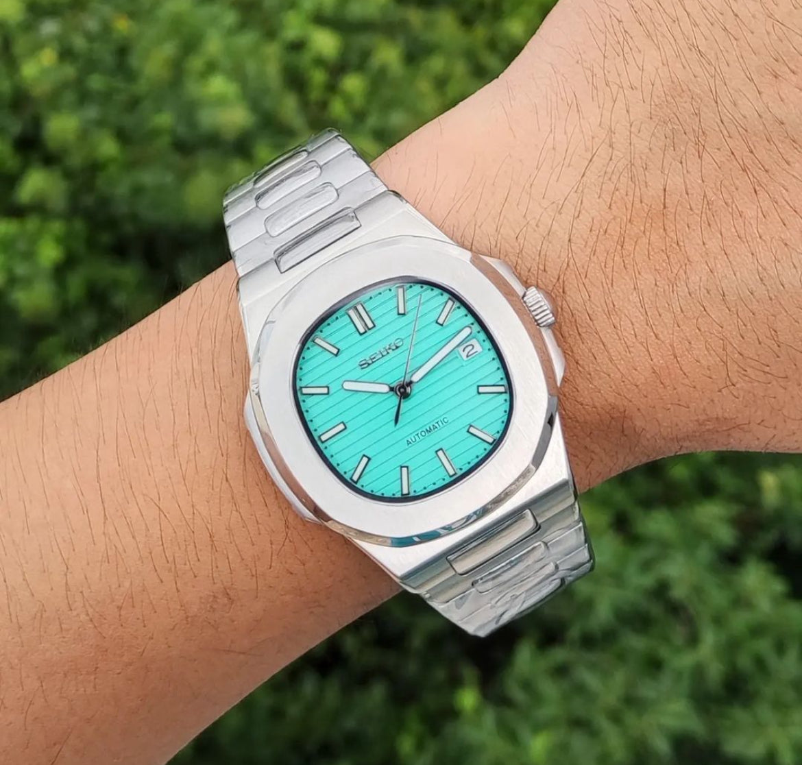 Seiko Nautilus Tiffany Blue Homage Automatic Version