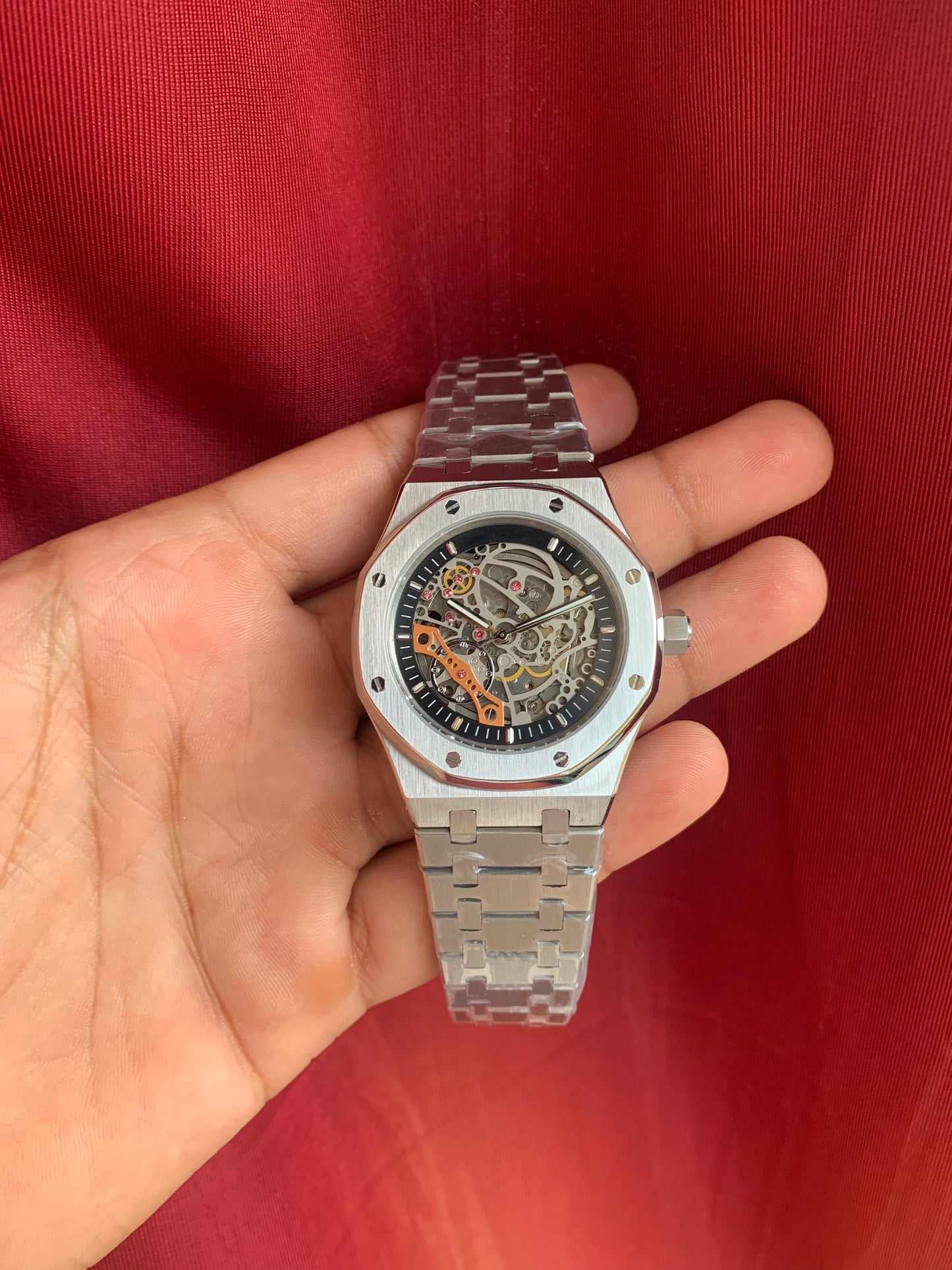 Seiko Skeleton Black AP Custom Mod Automatic