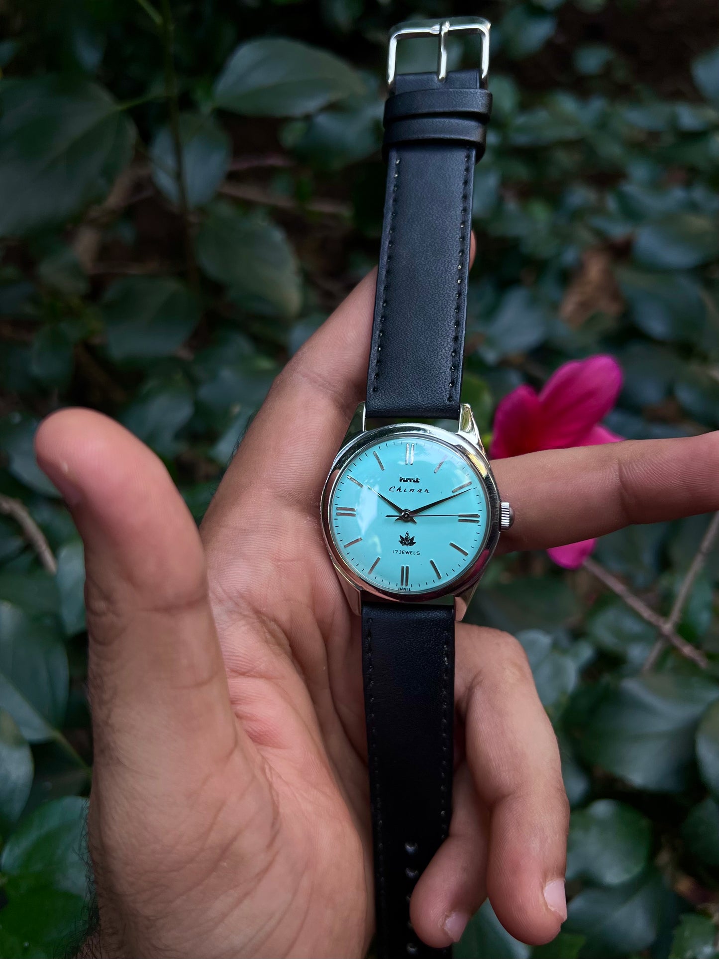 HMT Tiffany Blue Chinar Unisex Rare Mod Handwinding