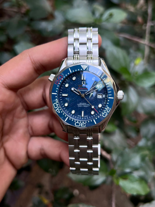 Seiko Blue Seamaster Divers Automatic Homage Mod