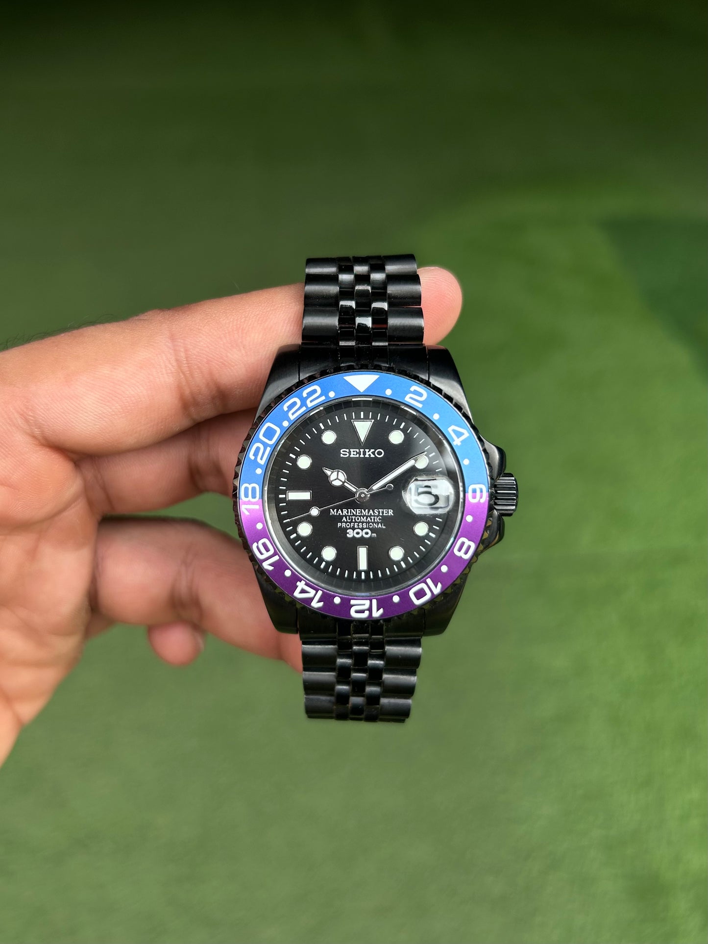 Seiko Black Joker Homage ( Blue - Purple )