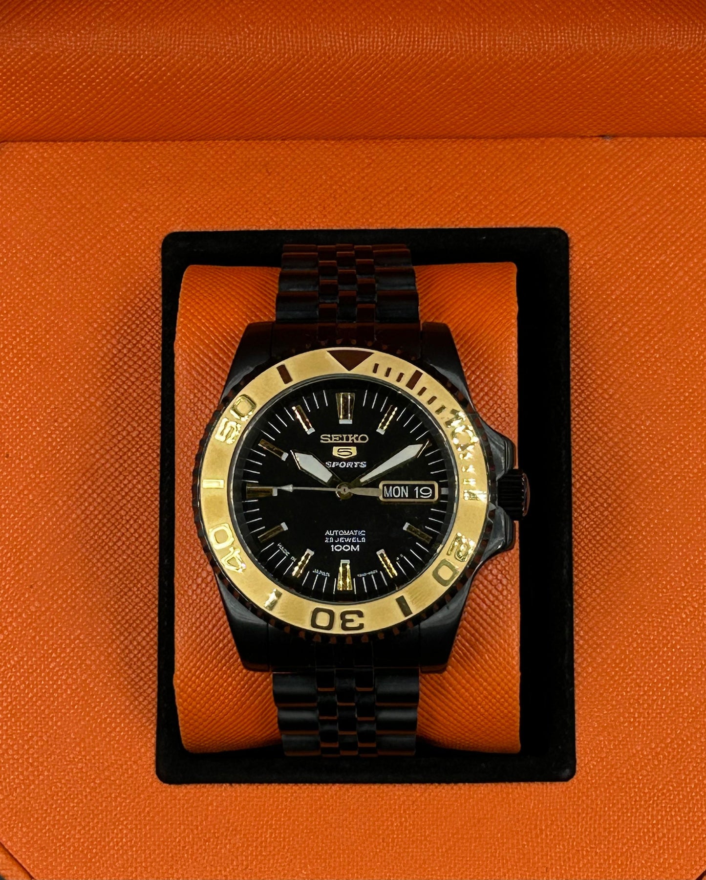 Seiko Black YachtMaster Automatic MOD