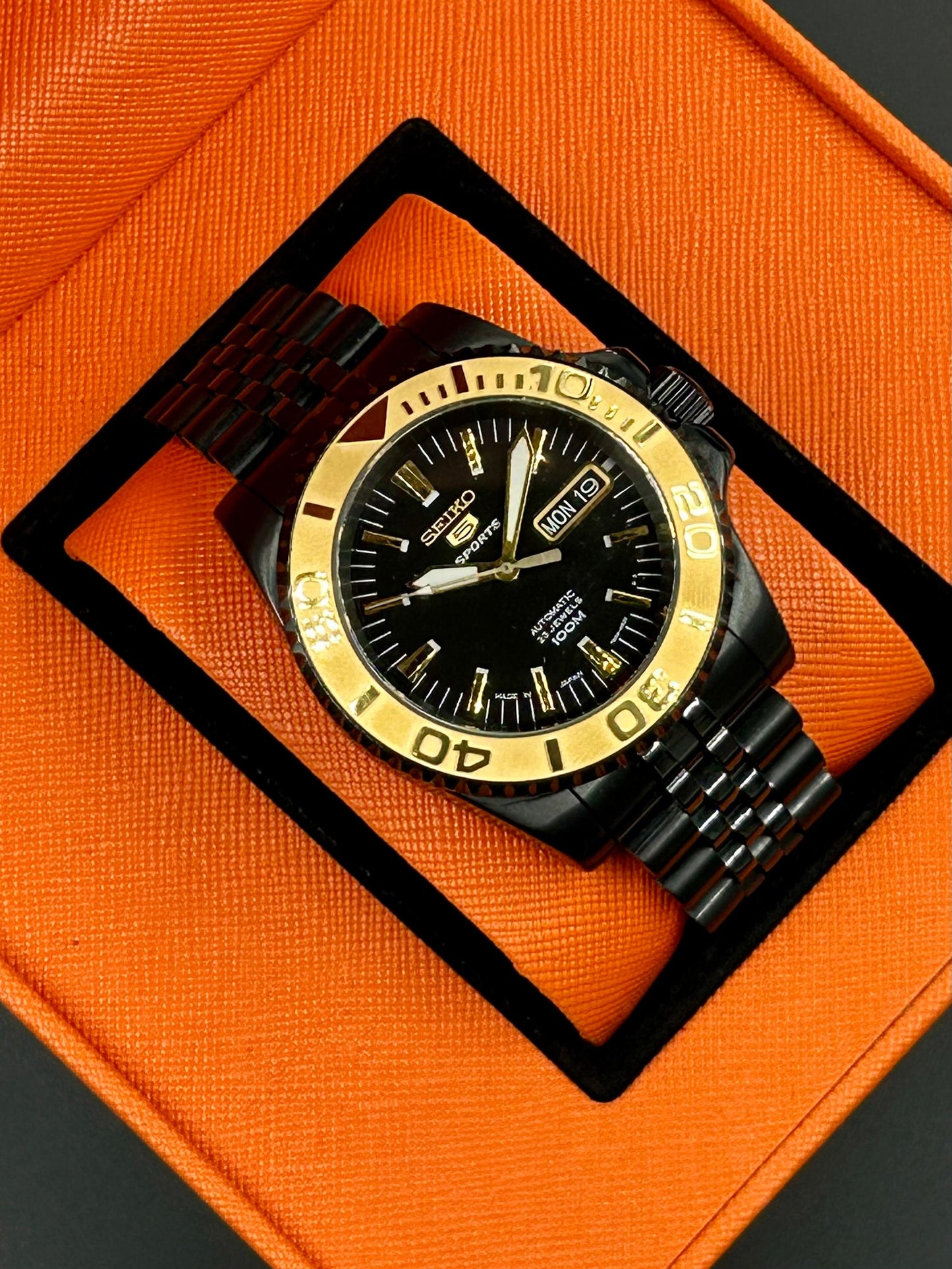 Seiko Black YachtMaster Automatic MOD