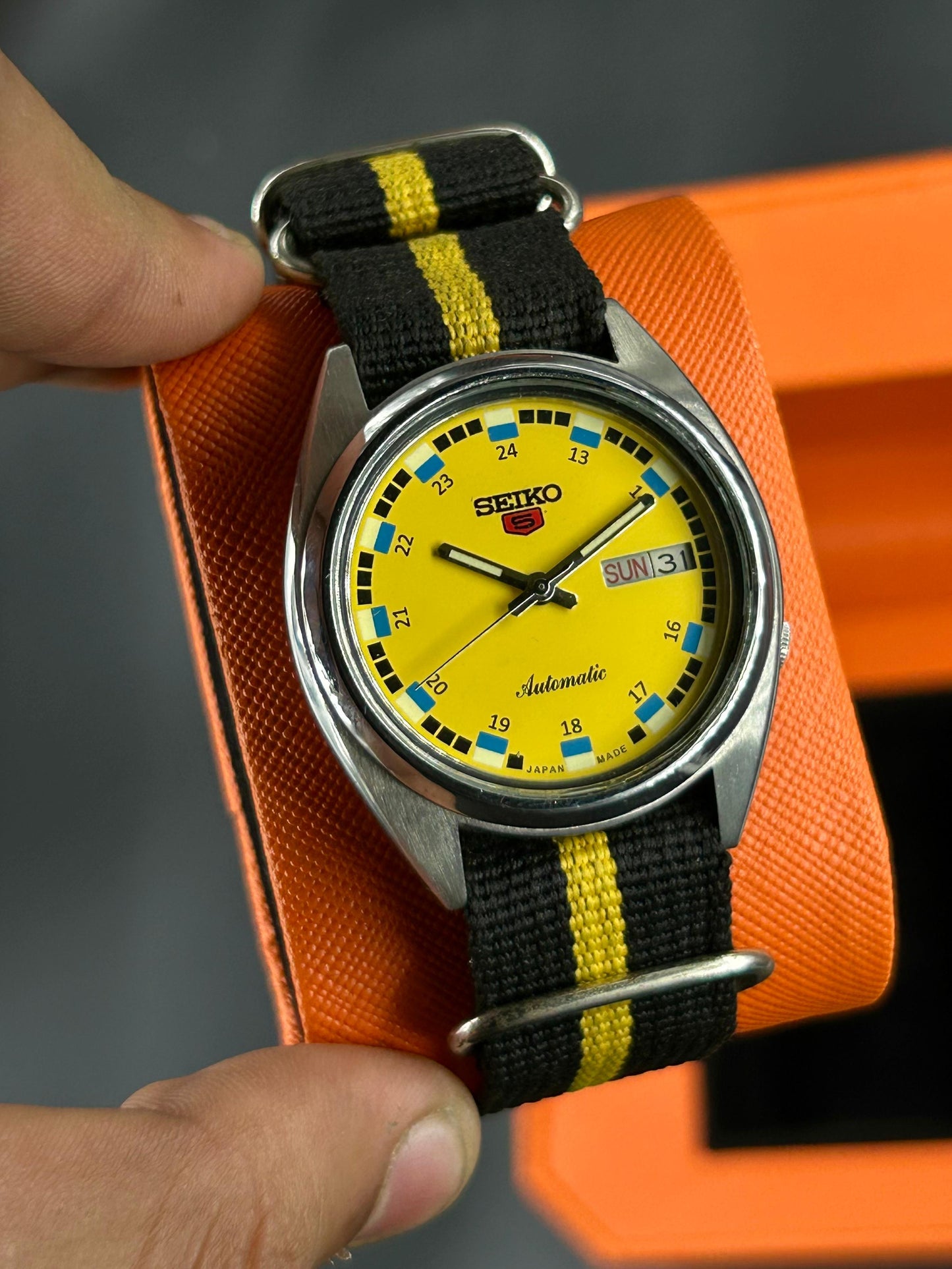 Pre-Owned Seiko 5 Sports Automatic Yellow