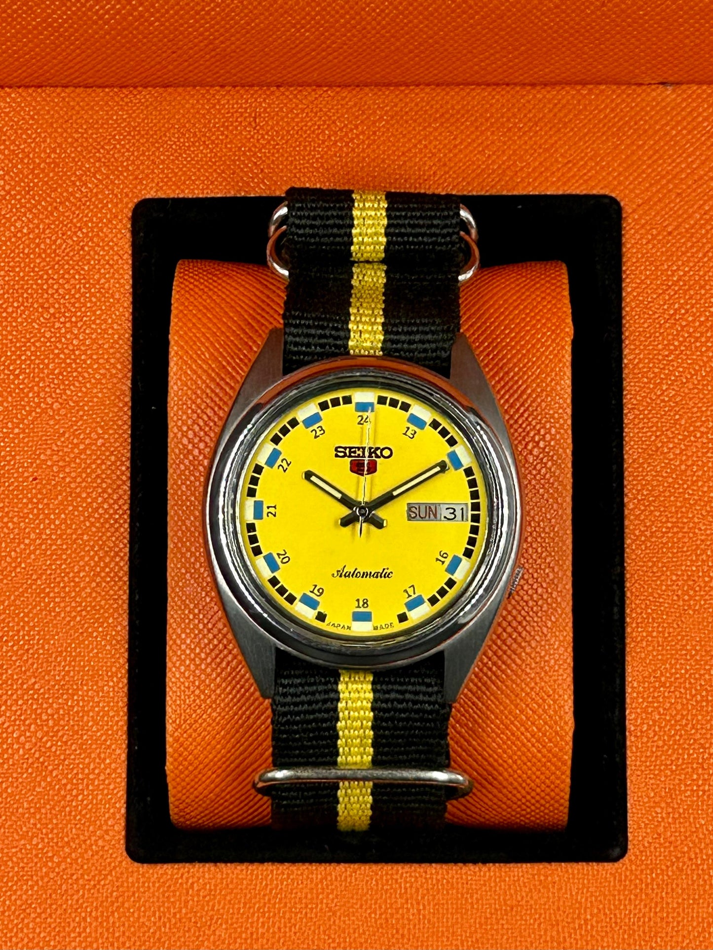 Pre-Owned Seiko 5 Sports Automatic Yellow