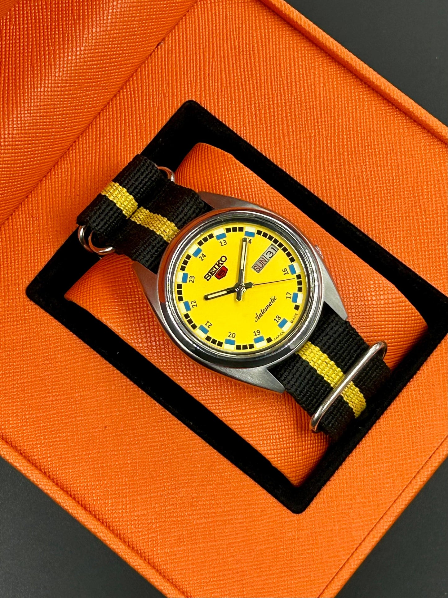 Pre-Owned Seiko 5 Sports Automatic Yellow