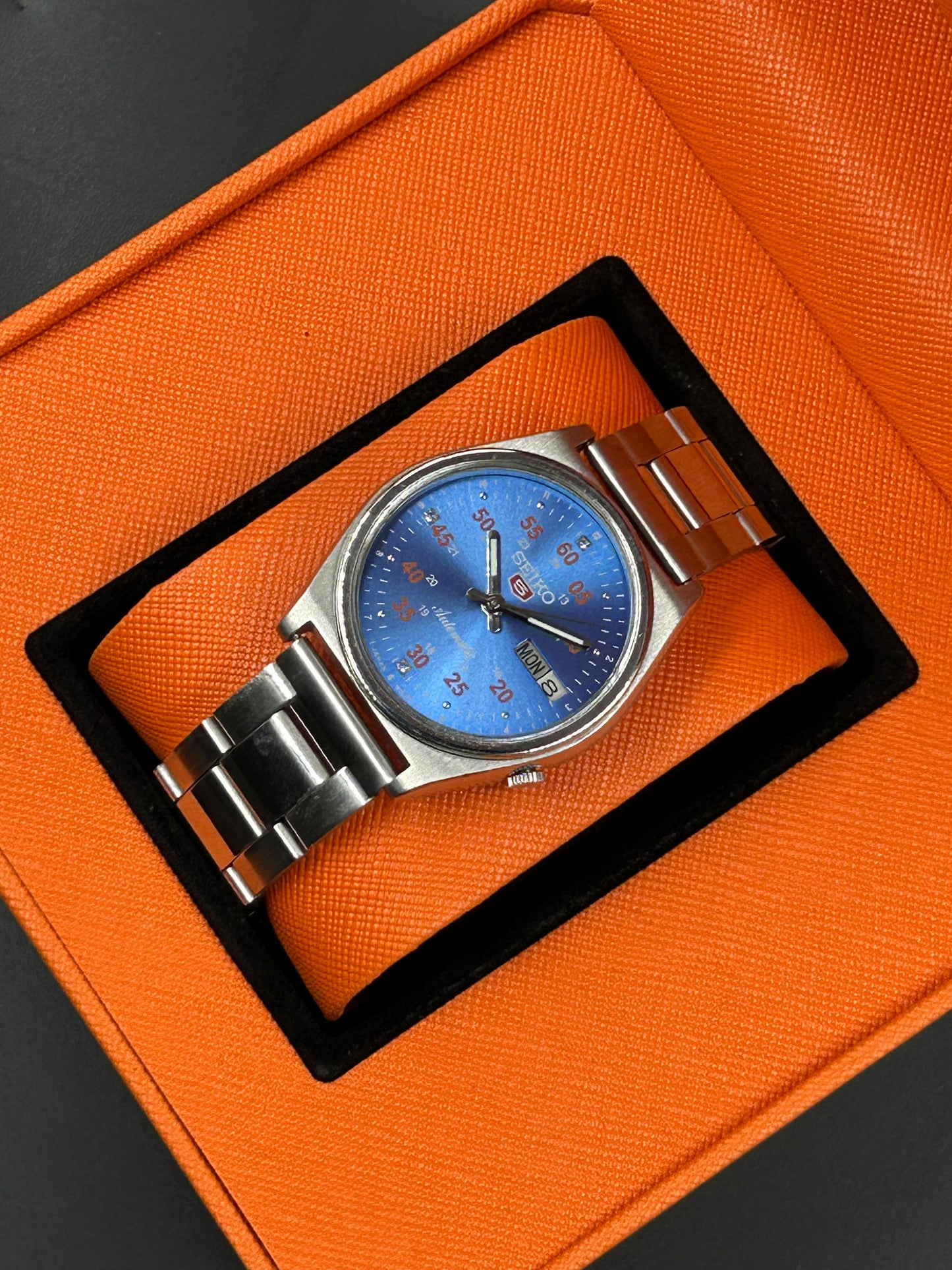 Pre-Owned Seiko 5 Sports Automatic Blue