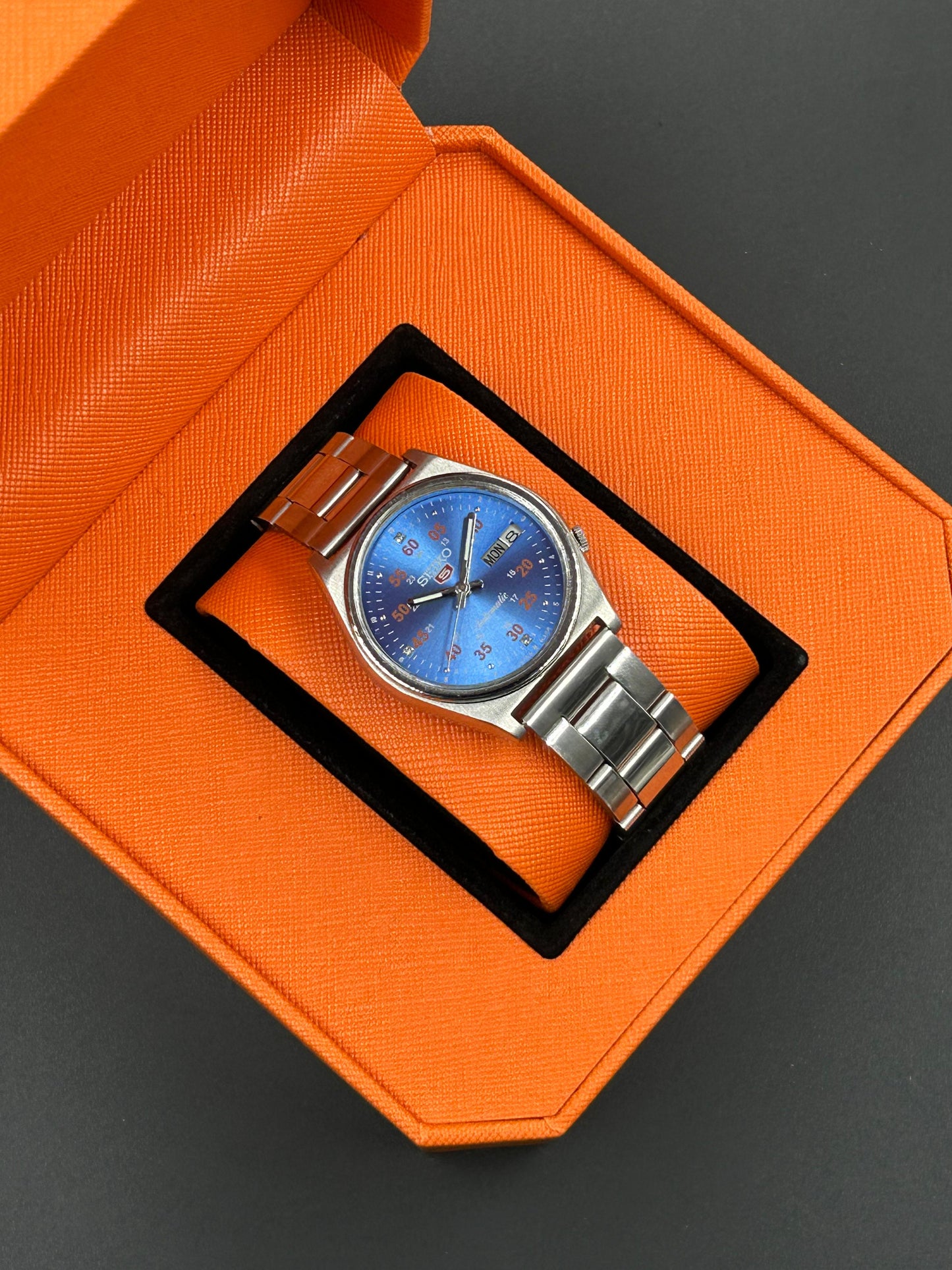 Pre-Owned Seiko 5 Sports Automatic Blue