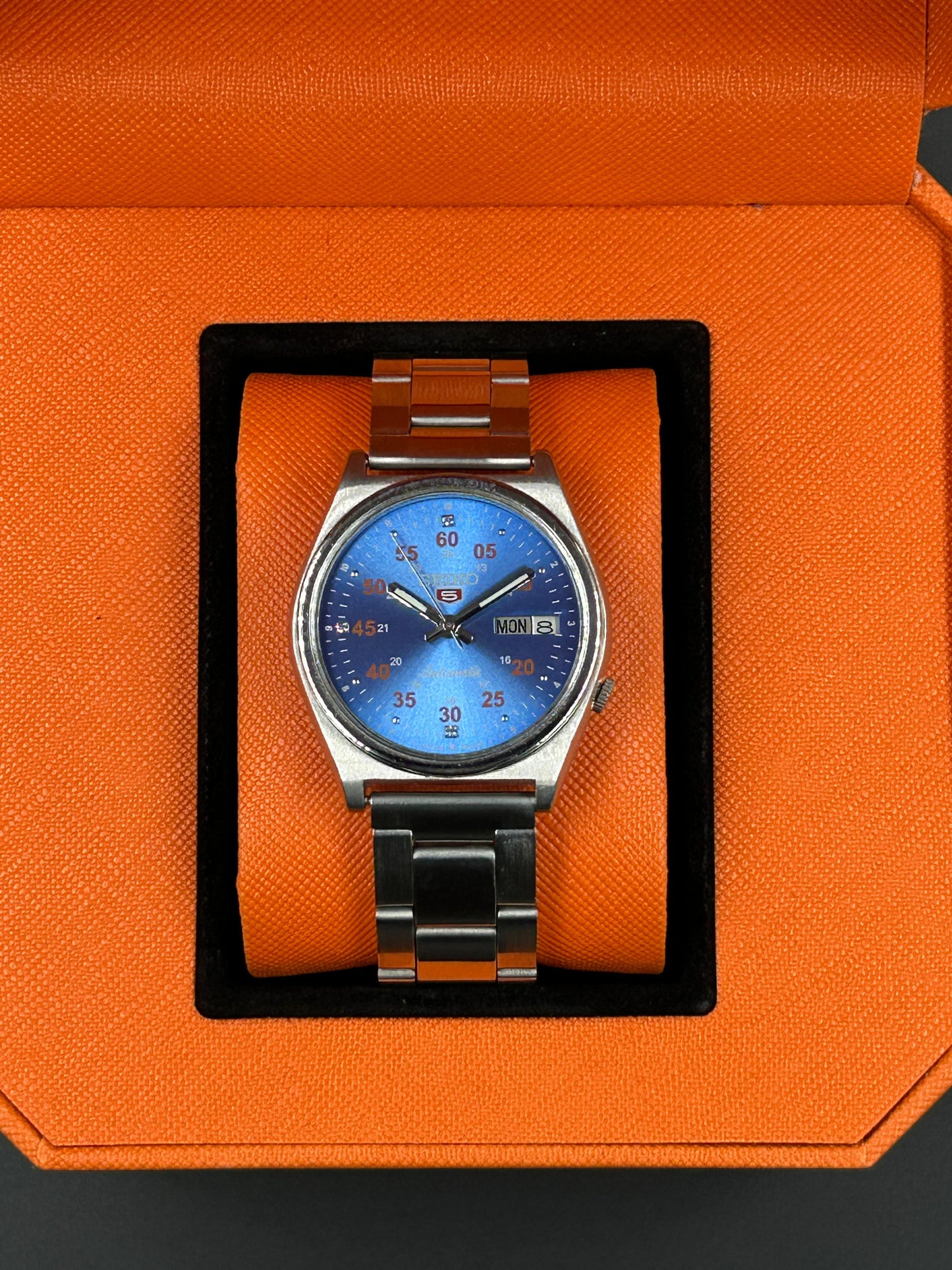 Pre-Owned Seiko 5 Sports Automatic Blue