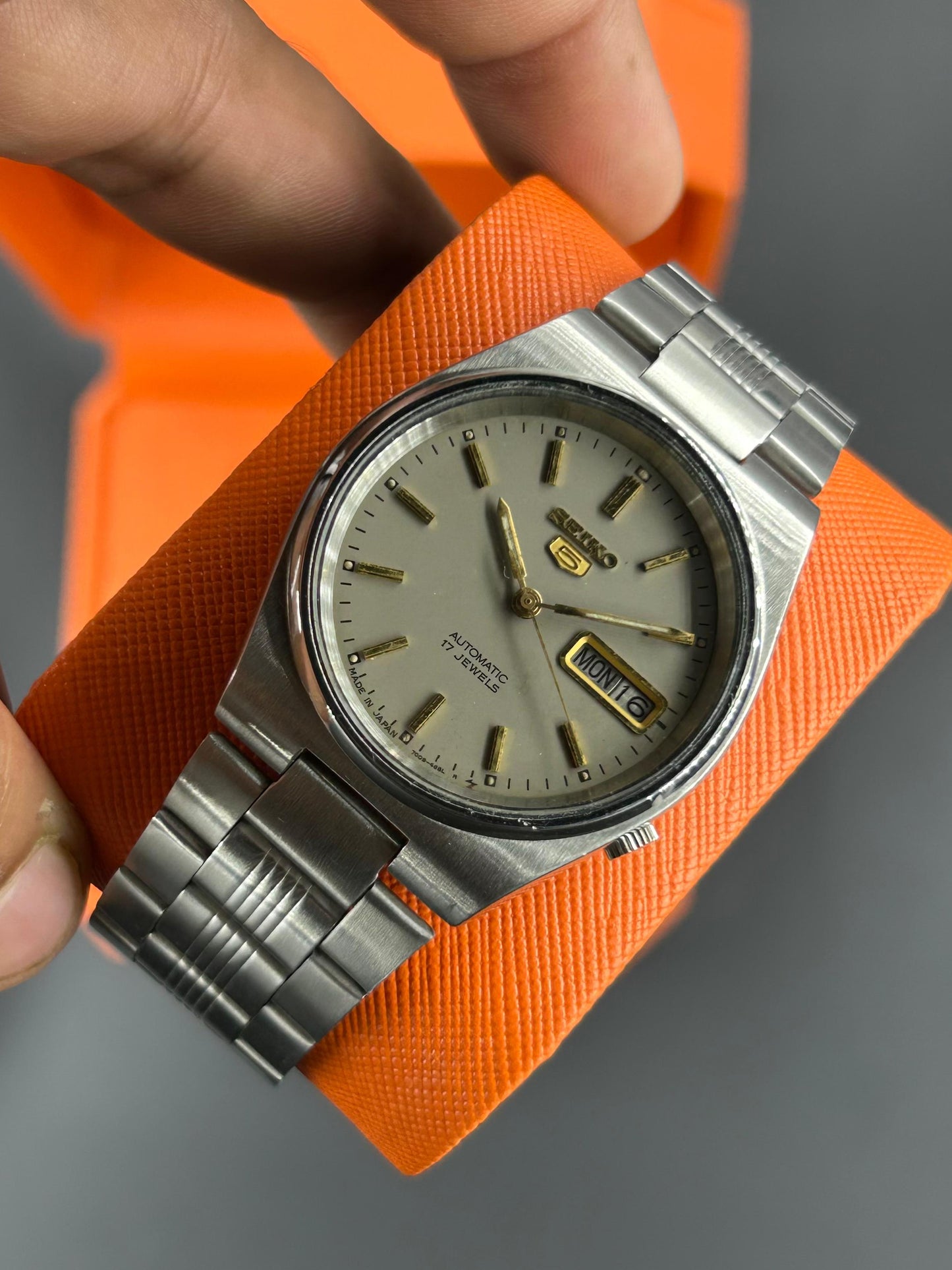 Pre-Owned Seiko 5 Sports Automatic – Original Gold