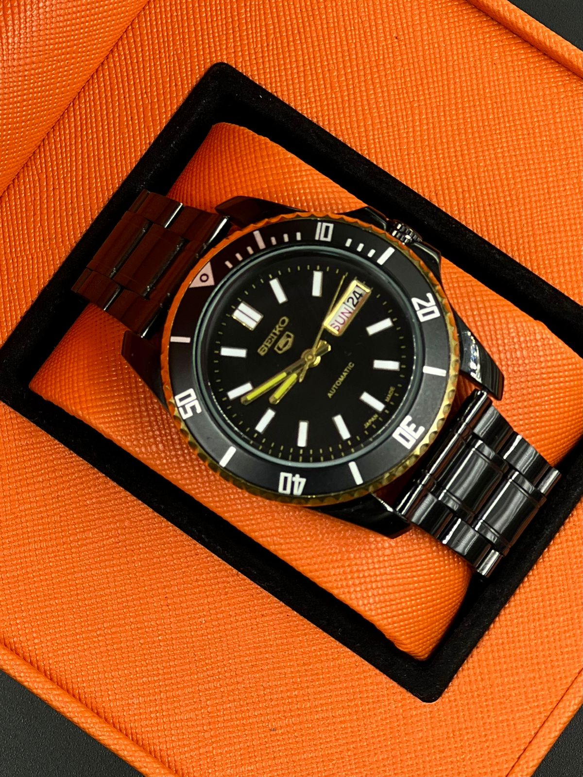 Seiko 5 Automatic Homage – Black Submarine