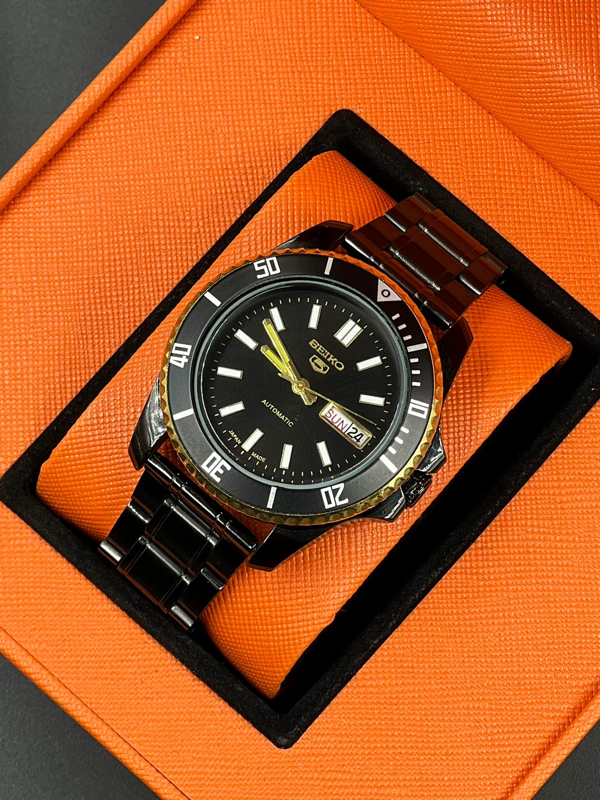 Seiko 5 Automatic Homage – Black Submarine