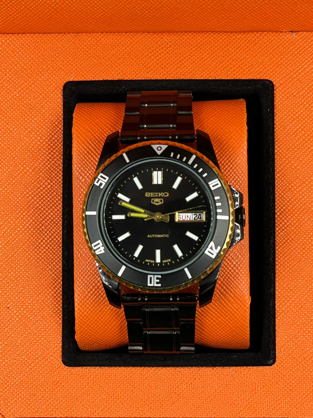 Seiko 5 Automatic Homage – Black Submarine